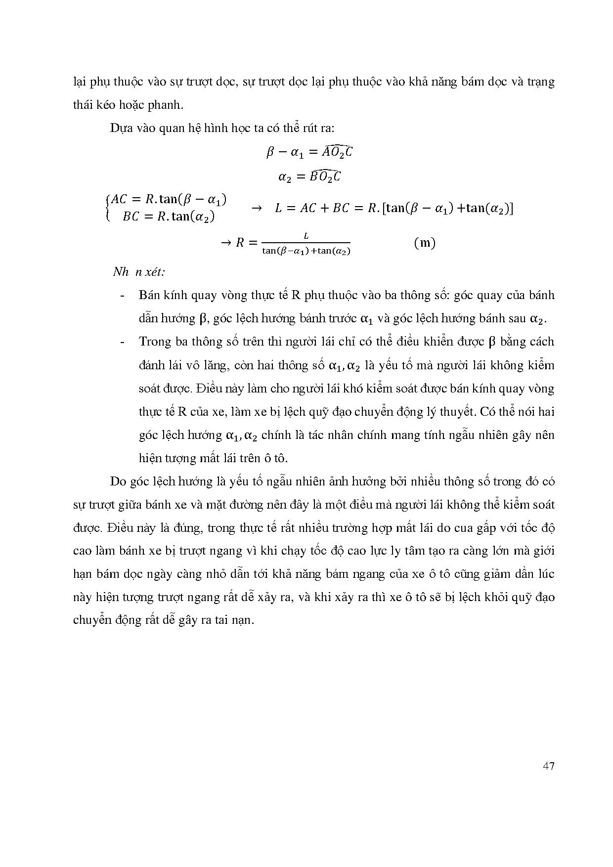 Đồ án tốt nghiệp - Nghiên cứu đánh giá ảnh hưởng của sự trượt tại bánh xe tới chuyển động của ô tô - Trang 62