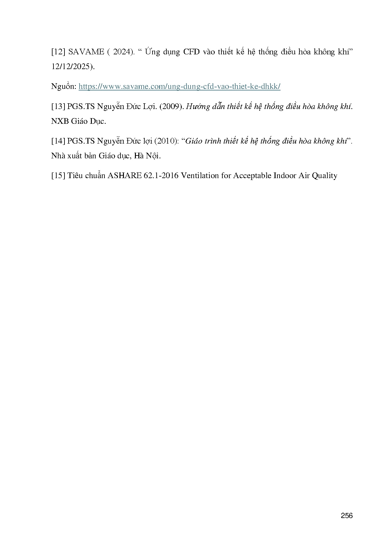 Đồ án tốt nghiệp - Tính toán kiểm tra hệ thống điều hòa không khí và triển khai bản vẽ BPMRCCTVPT - Trang 281