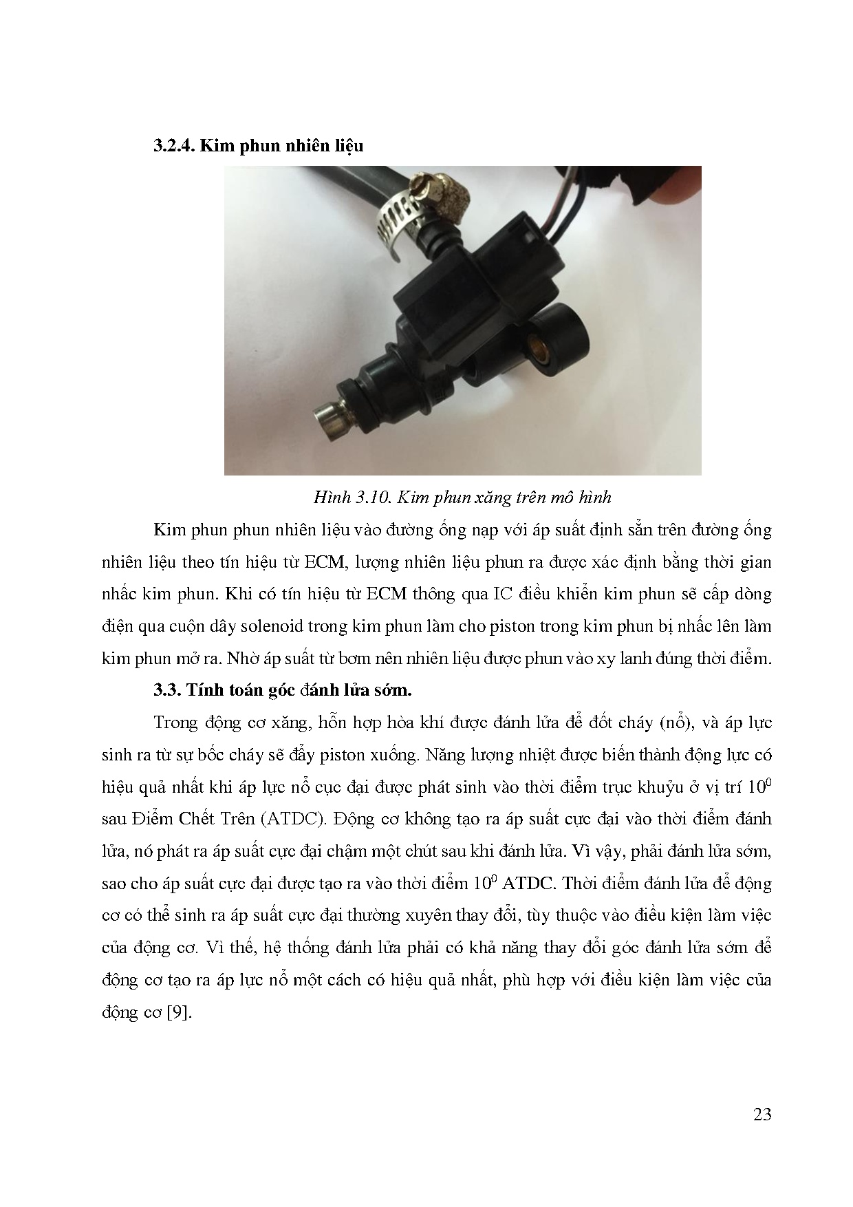 Đồ án tốt nghiệp - Ứng dụng Arduino điều khiển đánh lửa và phun xăng lửa trên động C 1 XLĐÁTNNCNKTÔT - Trang 32