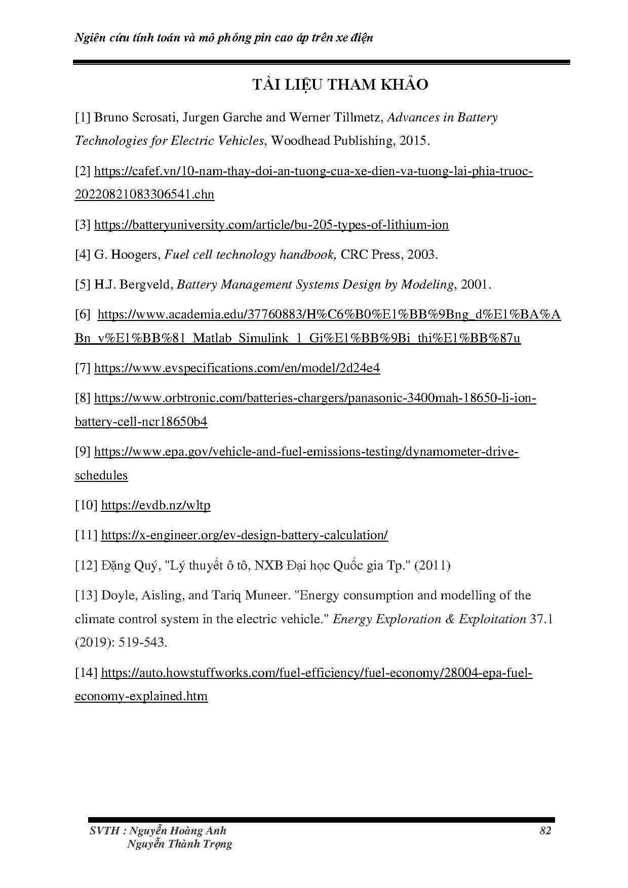 Đồ án tốt nghiệp - Nghiên cứu tính toán và mô phỏng pin cao áp trên xe điện - Trang 103