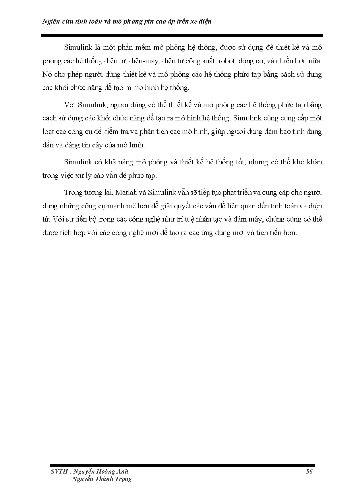 Đồ án tốt nghiệp - Nghiên cứu tính toán và mô phỏng pin cao áp trên xe điện - Trang 77