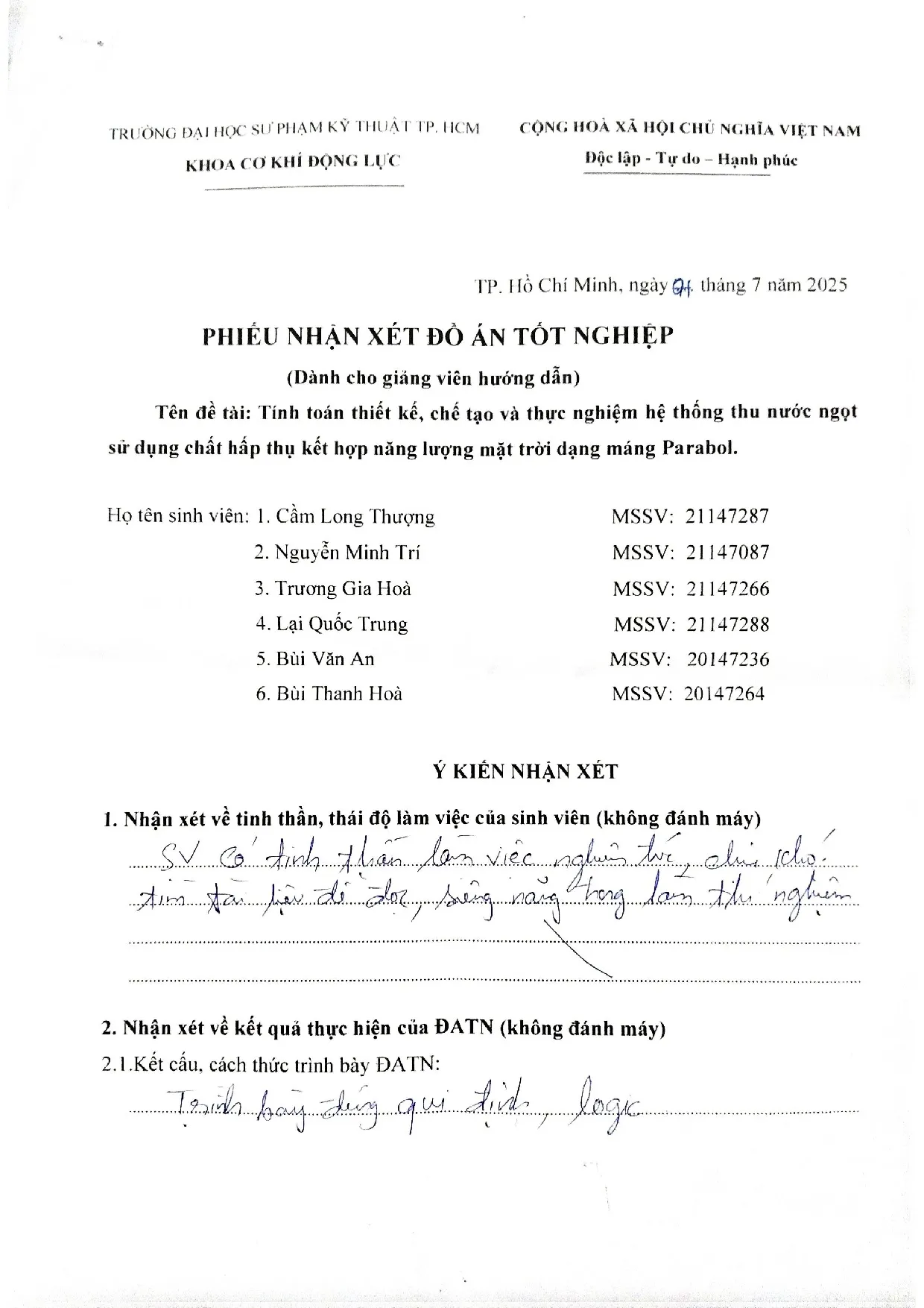 Đồ án tốt nghiệp - Tính toán thiết kế, chế tạo và thực nghiệm hệ thống thu nước ngọt SDCHTKHNLMTDMP - Trang 3