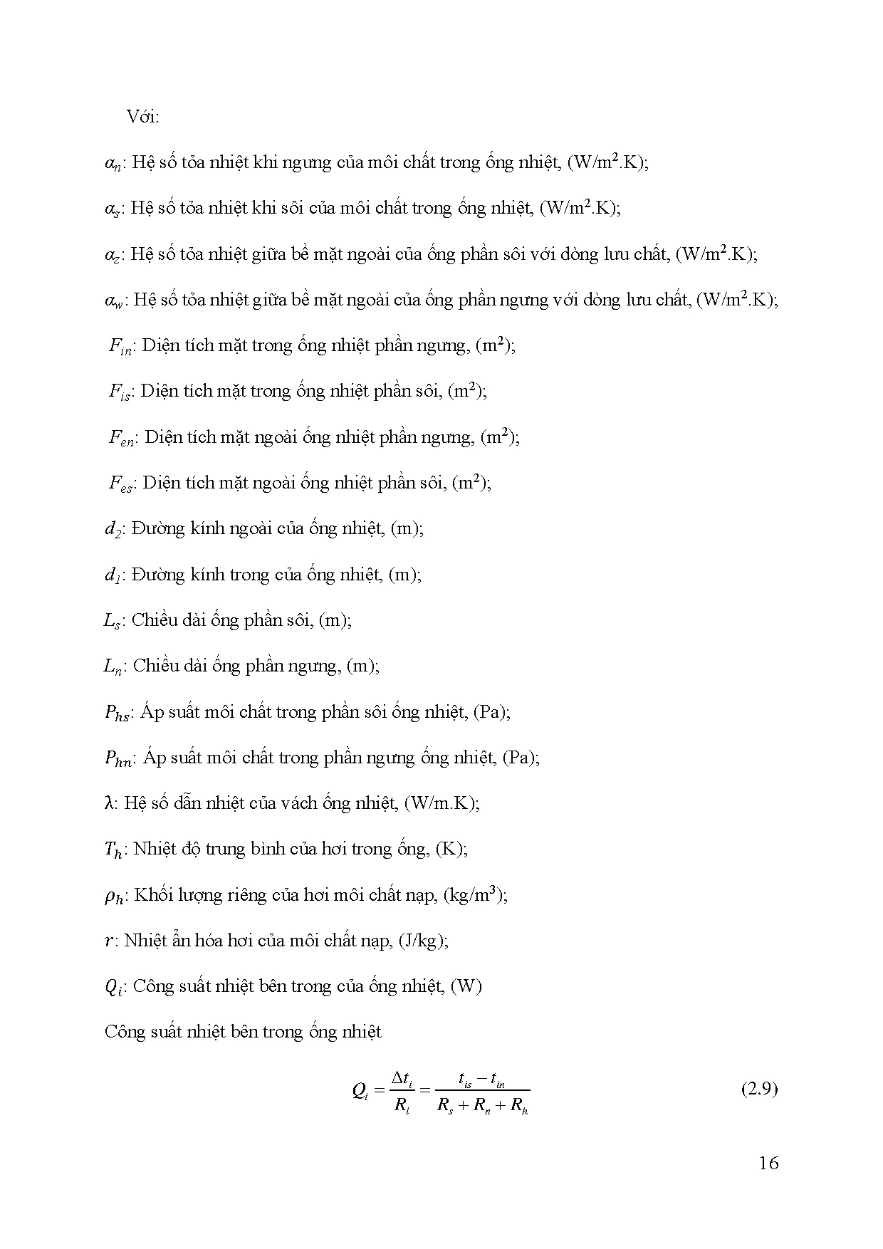 Đồ án tốt nghiệp - Nghiên cứu chế tạo và thực nghiệm đánh giá hiệu quả làm việc bộ ống NTTSDNLMCN - Trang 27