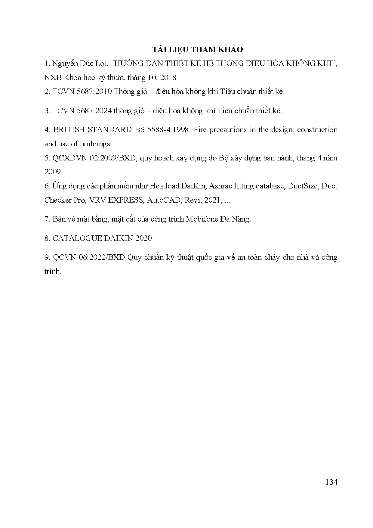 Đồ án tốt nghiệp - Tính toán kiểm tra hệ thống điều hòa không khí, thông gió và TKBVBPMAVRCTNMĐN - Trang 149