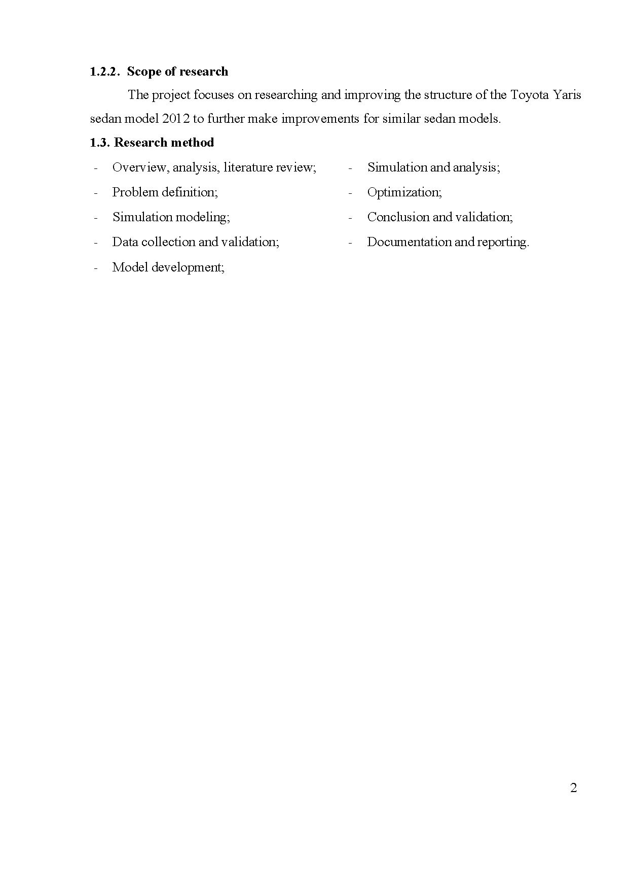 Đồ án tốt nghiệp - Toyota yaris 2012 structure durability simulation by hypermesh with optistruct S - Trang 17