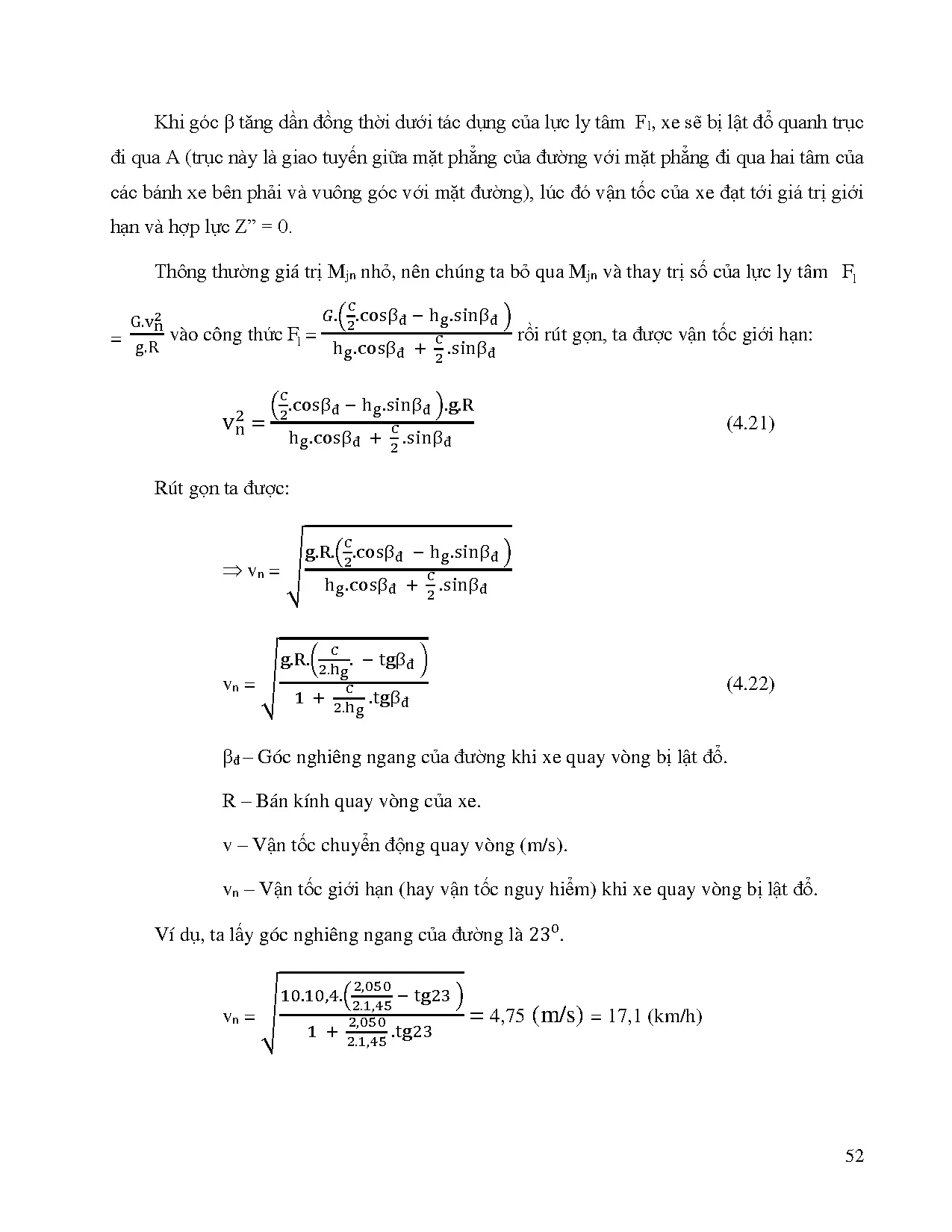 Đồ án tốt nghiệp - Tính toán khảo sát động học và động lực học của xe khách giường nằm: ĐÁTNNCNKTÔT - Trang 63