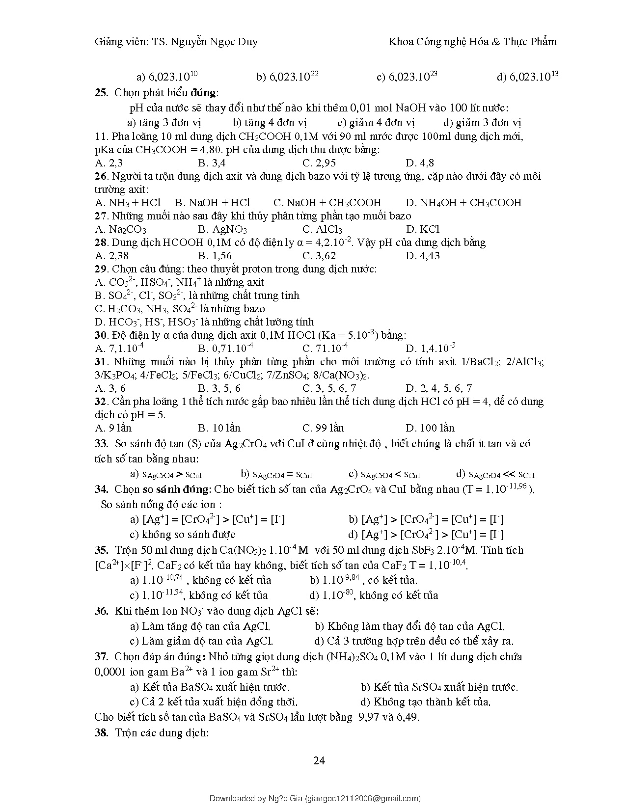 Ảnh một số trang tài liệu