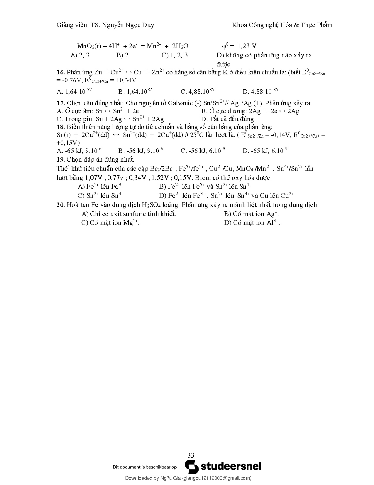 Ảnh một số trang tài liệu