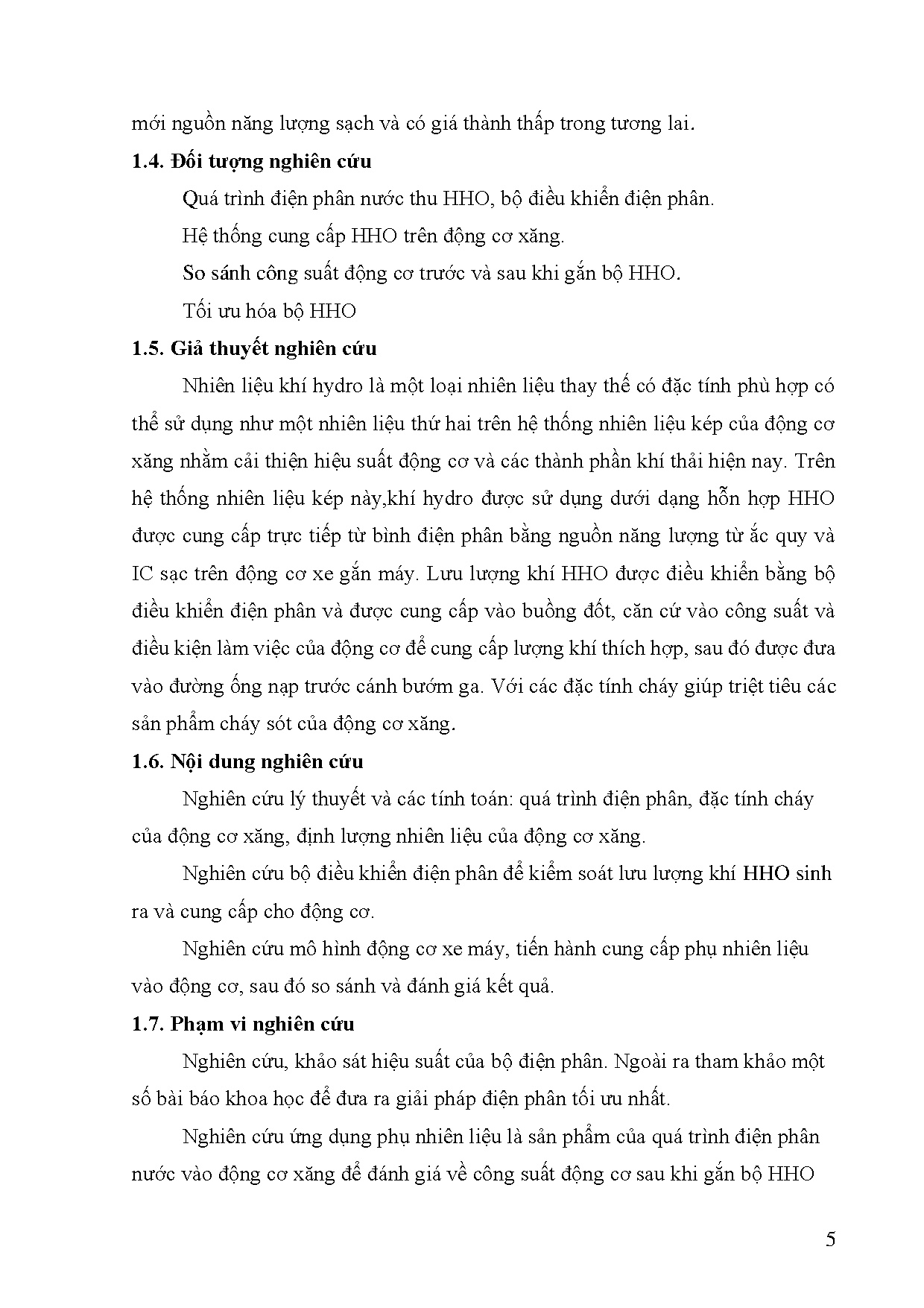 Đồ án tốt nghiệp - Tối ưu hóa quá trình cung cấp phụ nhiên liệu HHO cho xe gắn máy từ bộ điện PCN - Trang 22