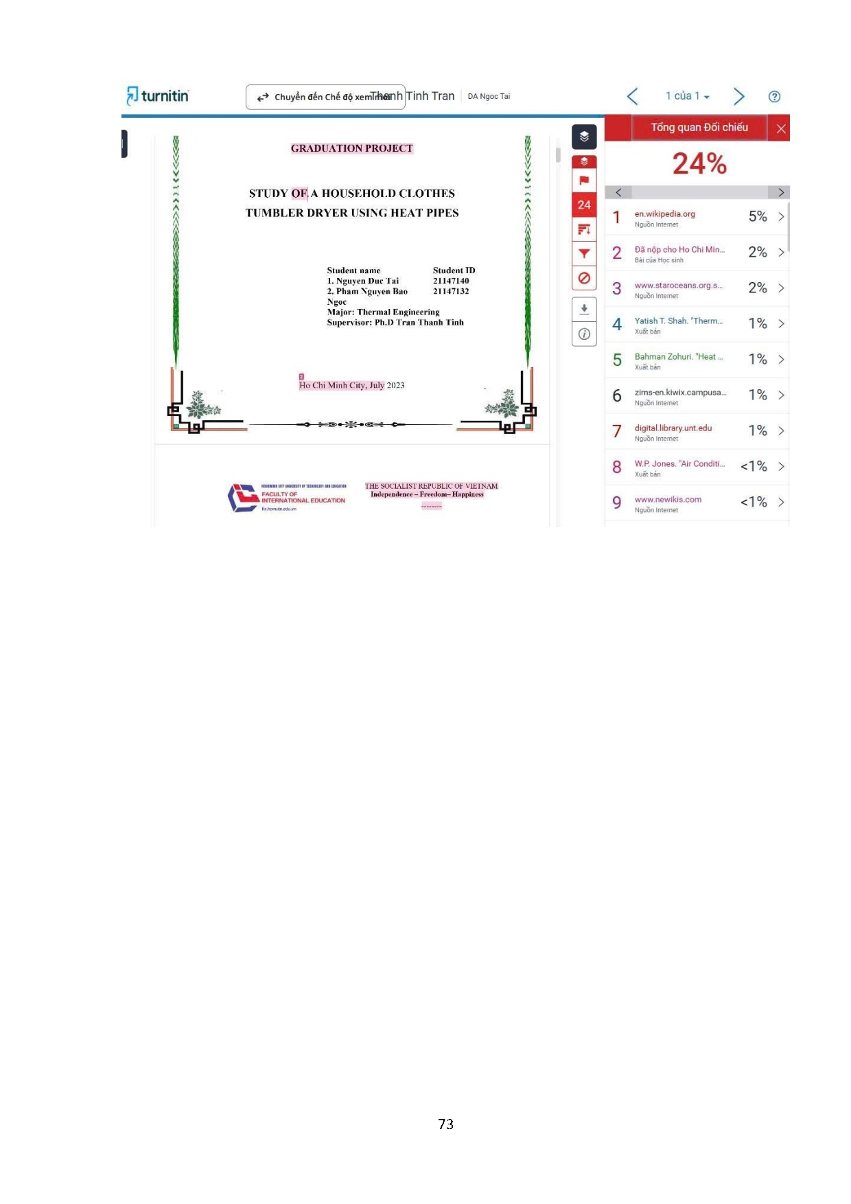 Ảnh một số trang tài liệu