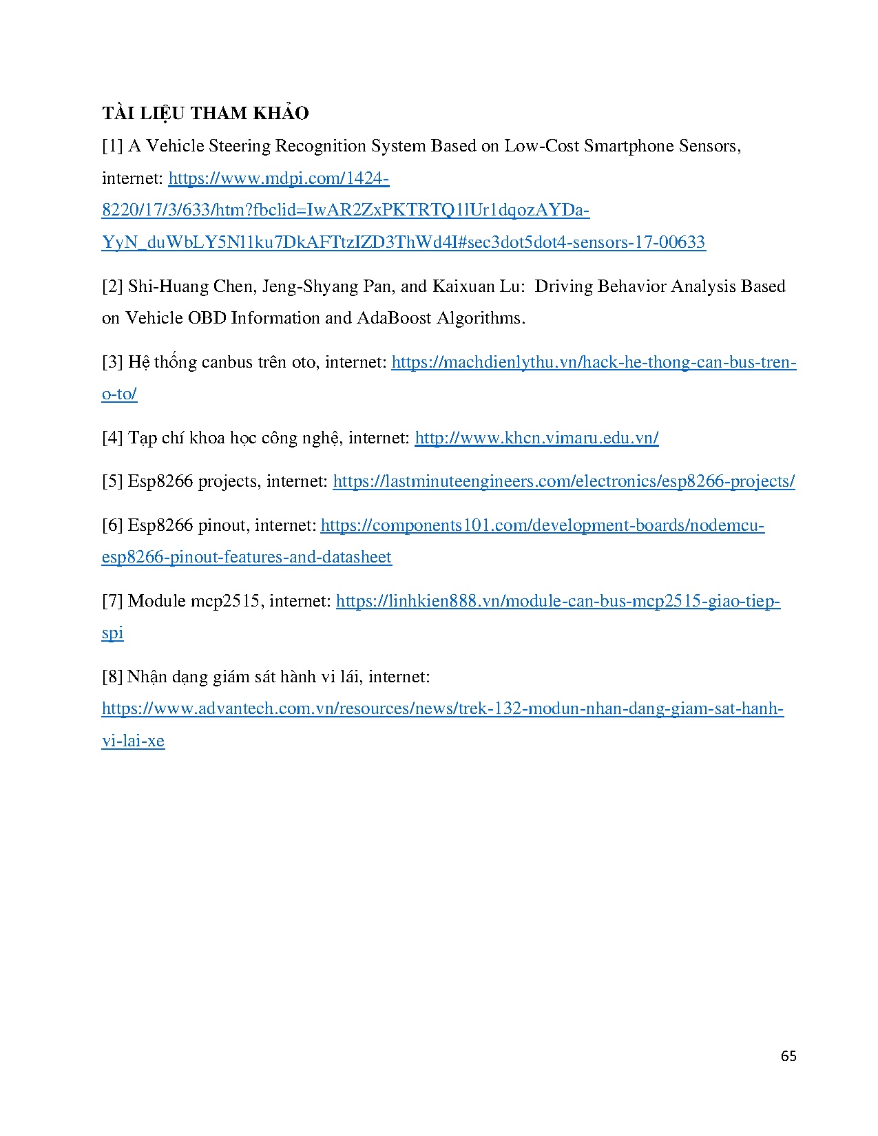 Ảnh một số trang tài liệu