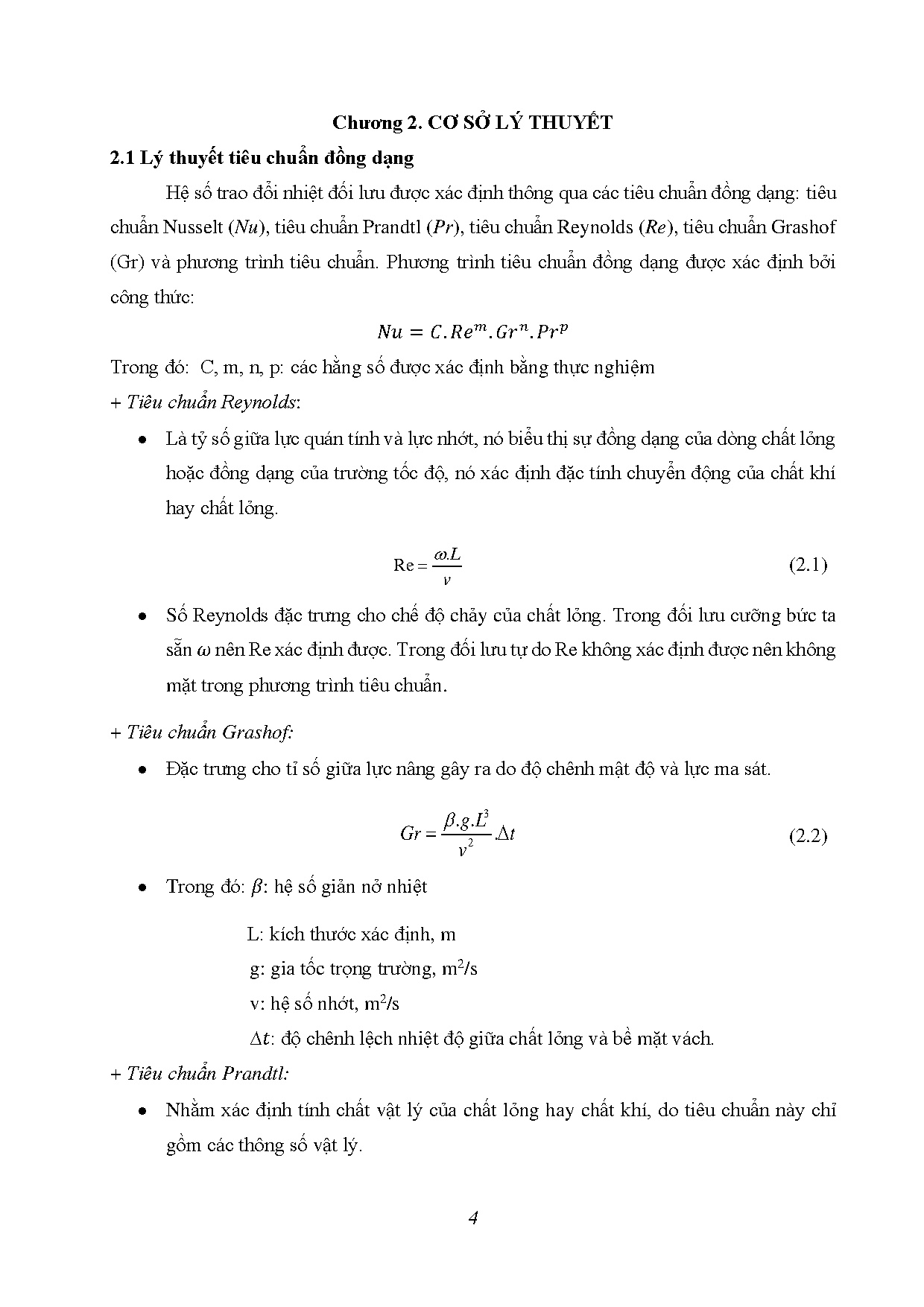 Đồ án tốt nghiệp - Nghiên cứu lý thuyết và thực nghiệm phát triển số nusselt theo phương pháp Wilson - Trang 23