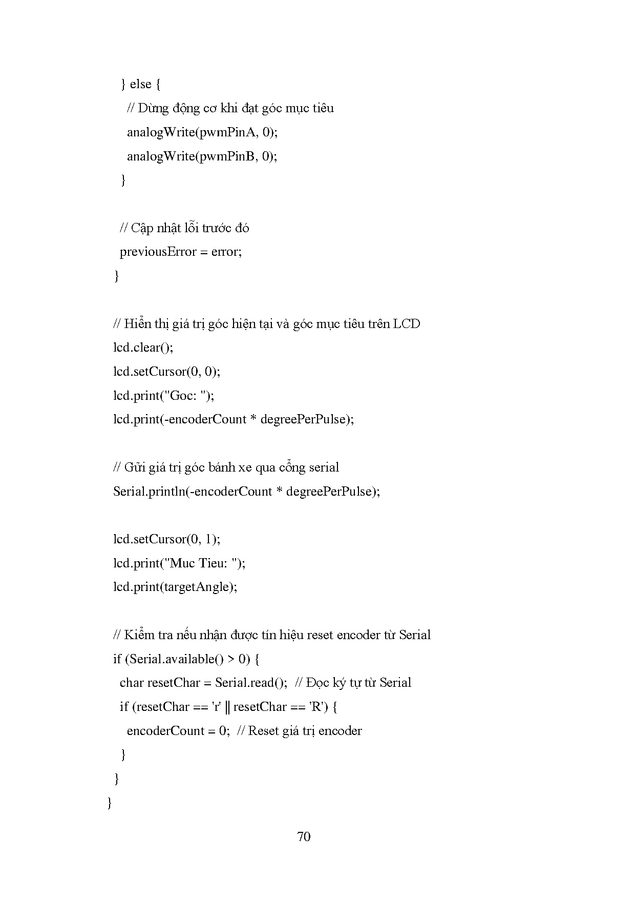 Đồ án tốt nghiệp - Thiết kế mô hình ứng dụng Python nhận diện làn đường và điều khiển hệ TLT ô T - Trang 87