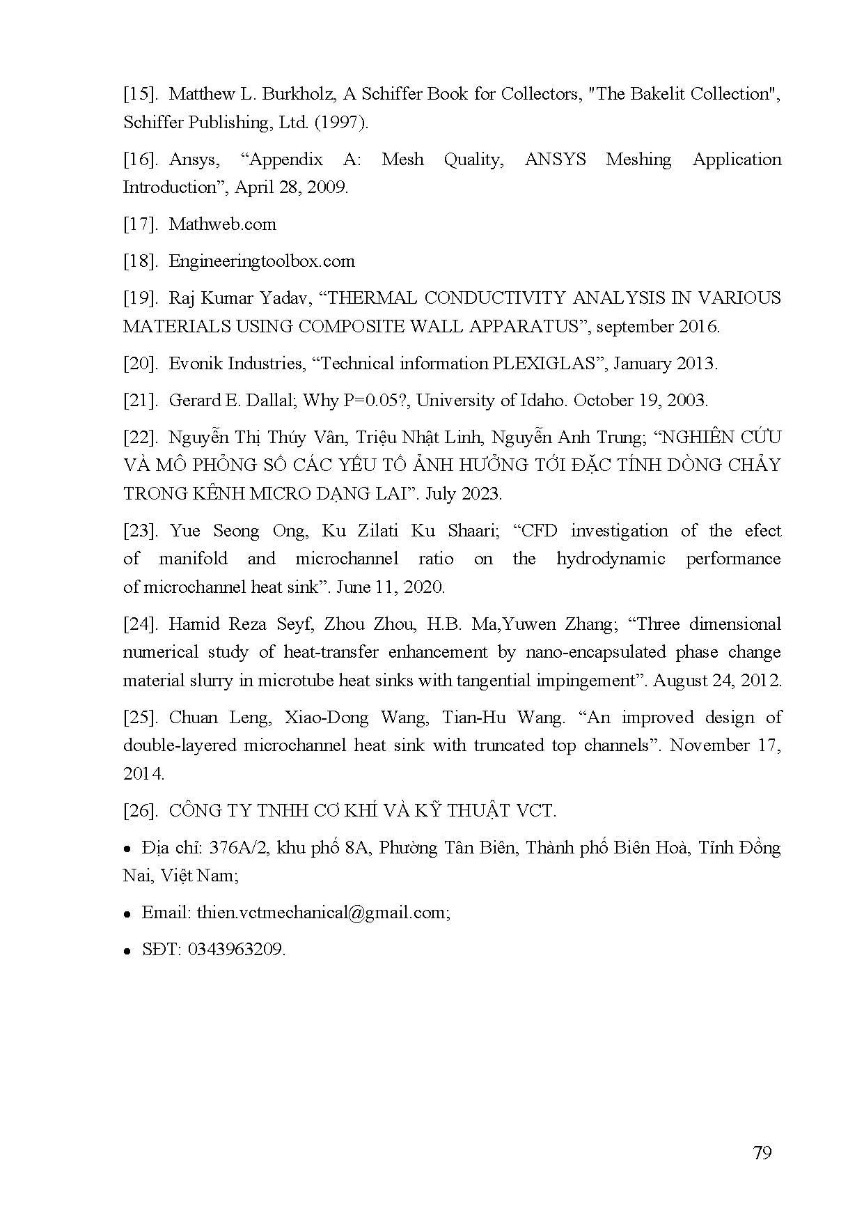 Đồ án tốt nghiệp - Nghiên cứu, thiết kế, CT và mô phỏng CYTAHT đặc tính dòng chảy trong kênh micro - Trang 98