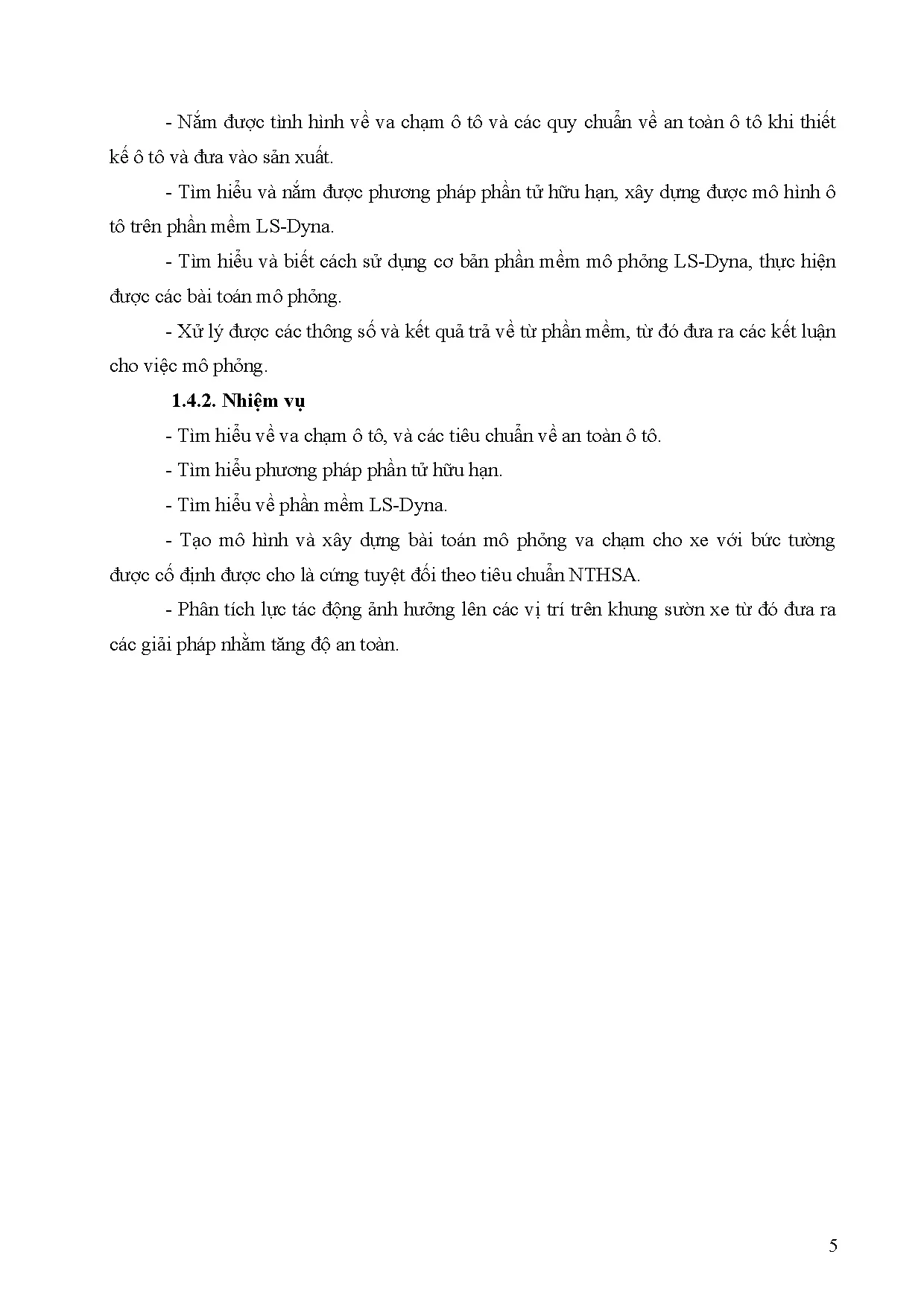 Đồ án tốt nghiệp - Ứng dụng phần mềm LS-DYNA mô phỏng va chạm trên ô tô điện - Trang 20