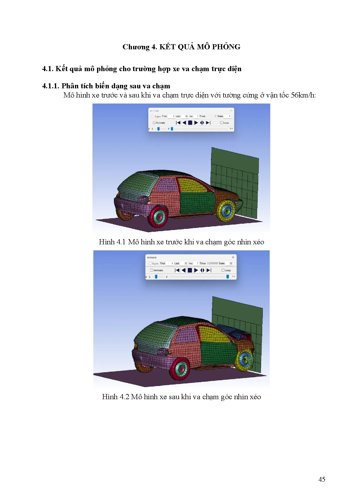 Đồ án tốt nghiệp - Ứng dụng phần mềm LS-DYNA mô phỏng va chạm trên ô tô điện - Trang 60