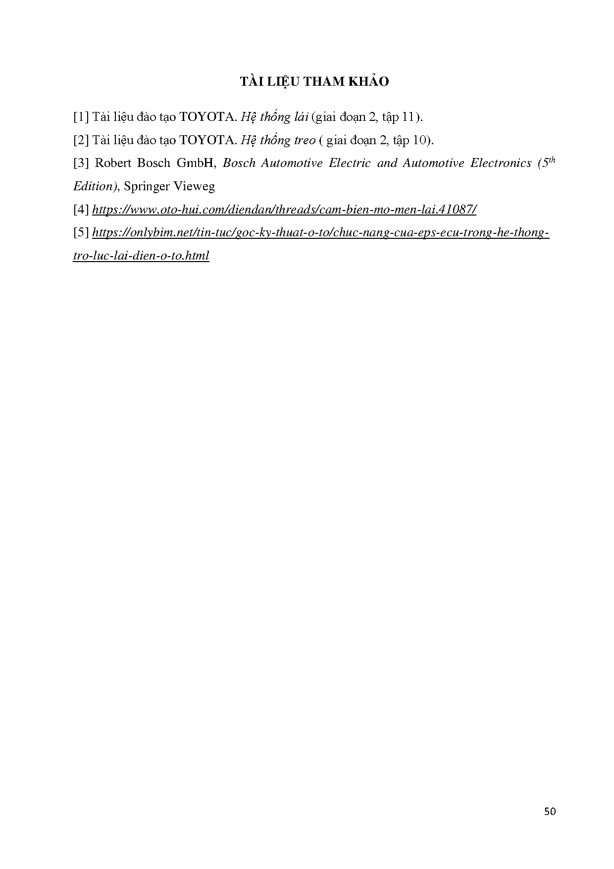 Đồ án tốt nghiệp - Thi công mô hình hệ thống lái trợ lực điện: Đồ án tốt nghiệp ngành Công NKT ô T - Trang 67