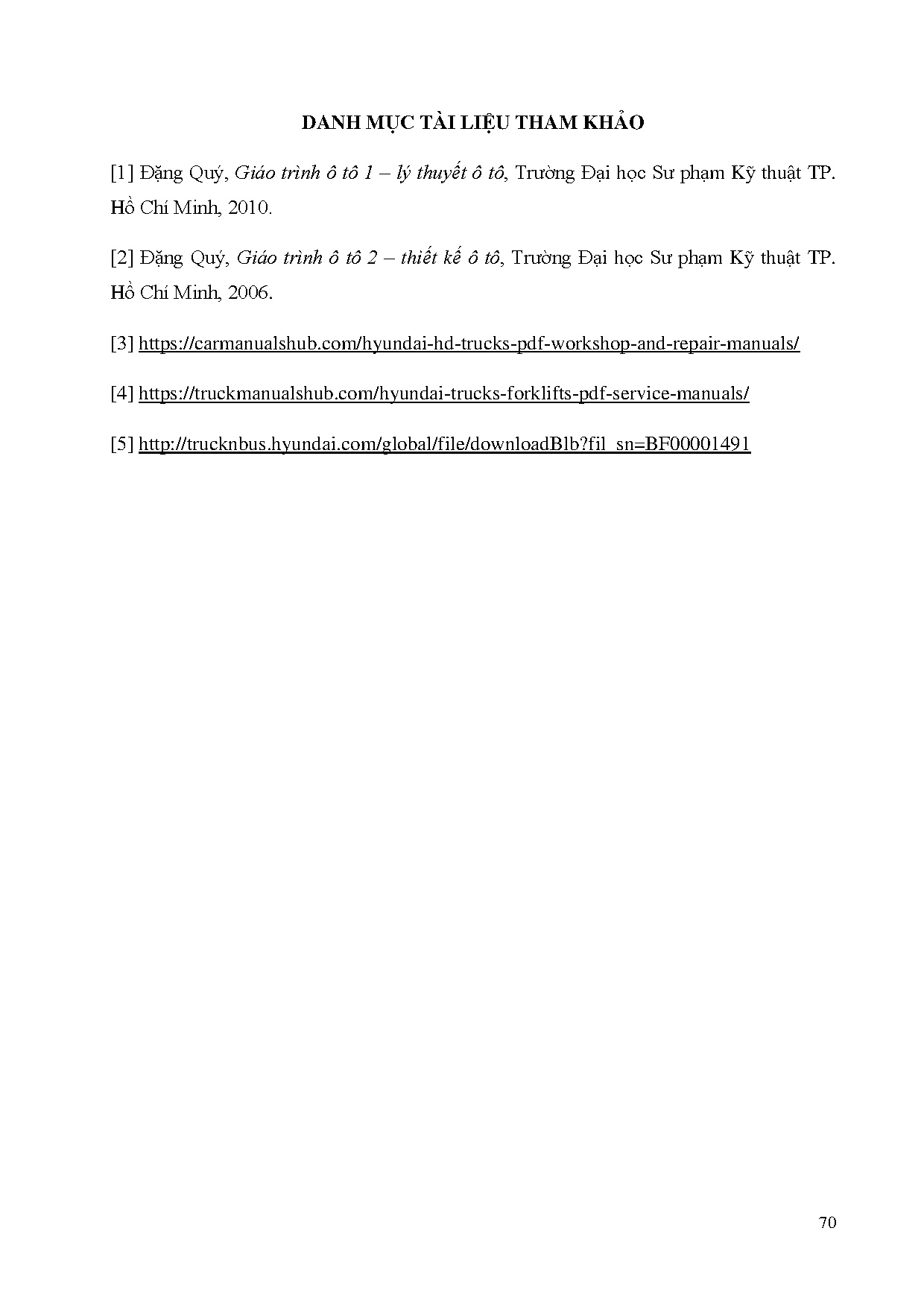 Đồ án tốt nghiệp - Tính toán kiểm tra hệ thống phanh khi xe chờ quá tải: Đồ án tốt nghiệp NCNKT ô T - Trang 85