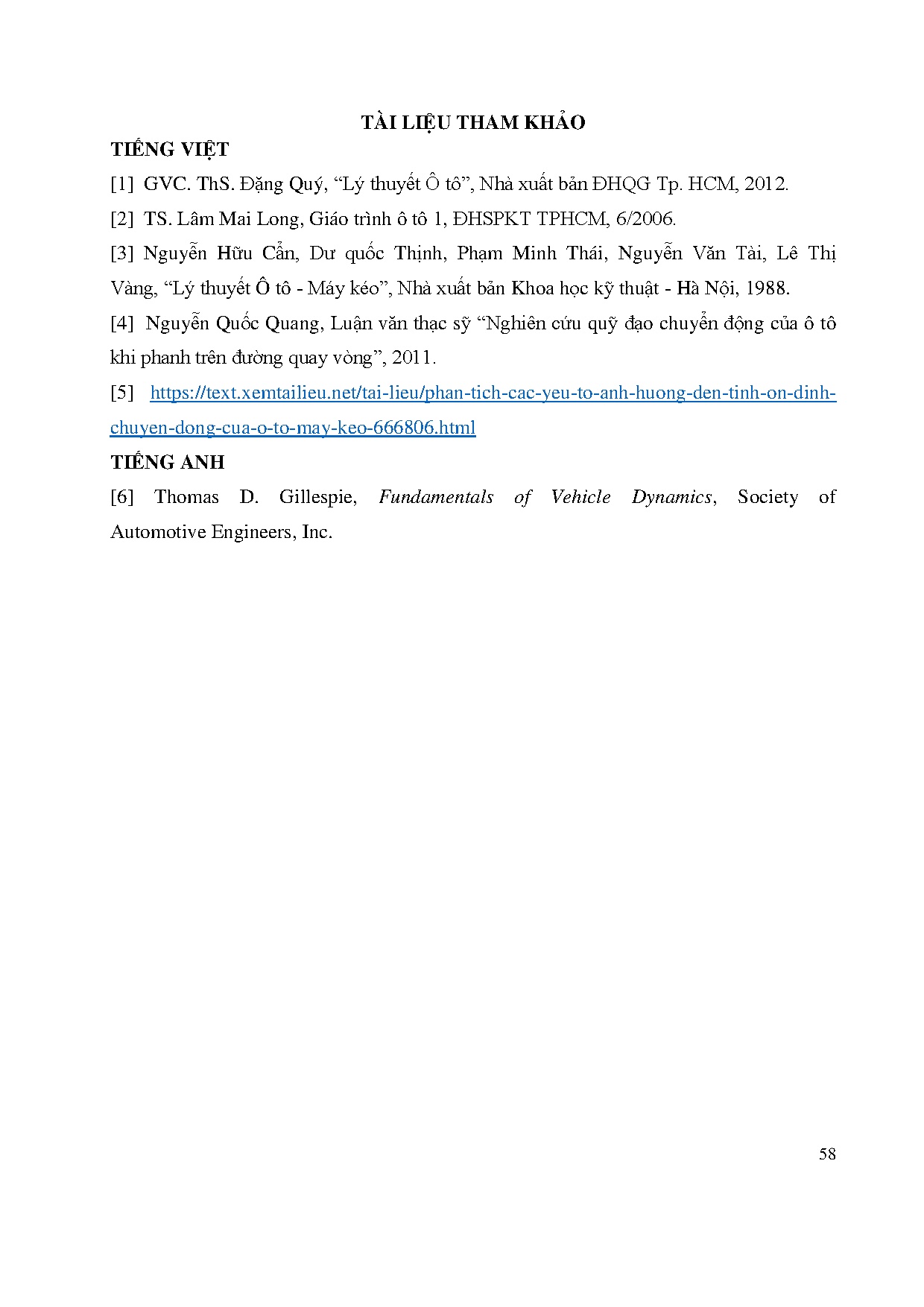 Đồ án tốt nghiệp - Nghiên cứu động lực học chuyển động của ô tô để phân tích các NNVGTMSGPKPHTML - Trang 73