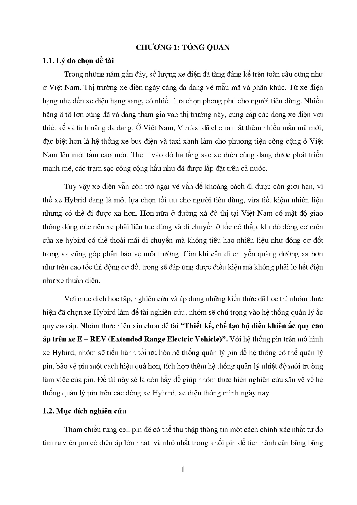 Đồ án tốt nghiệp - Thiết kế, chế tạo bộ điều khiển ắc quy cao áp trên xe E-Rev - Trang 20