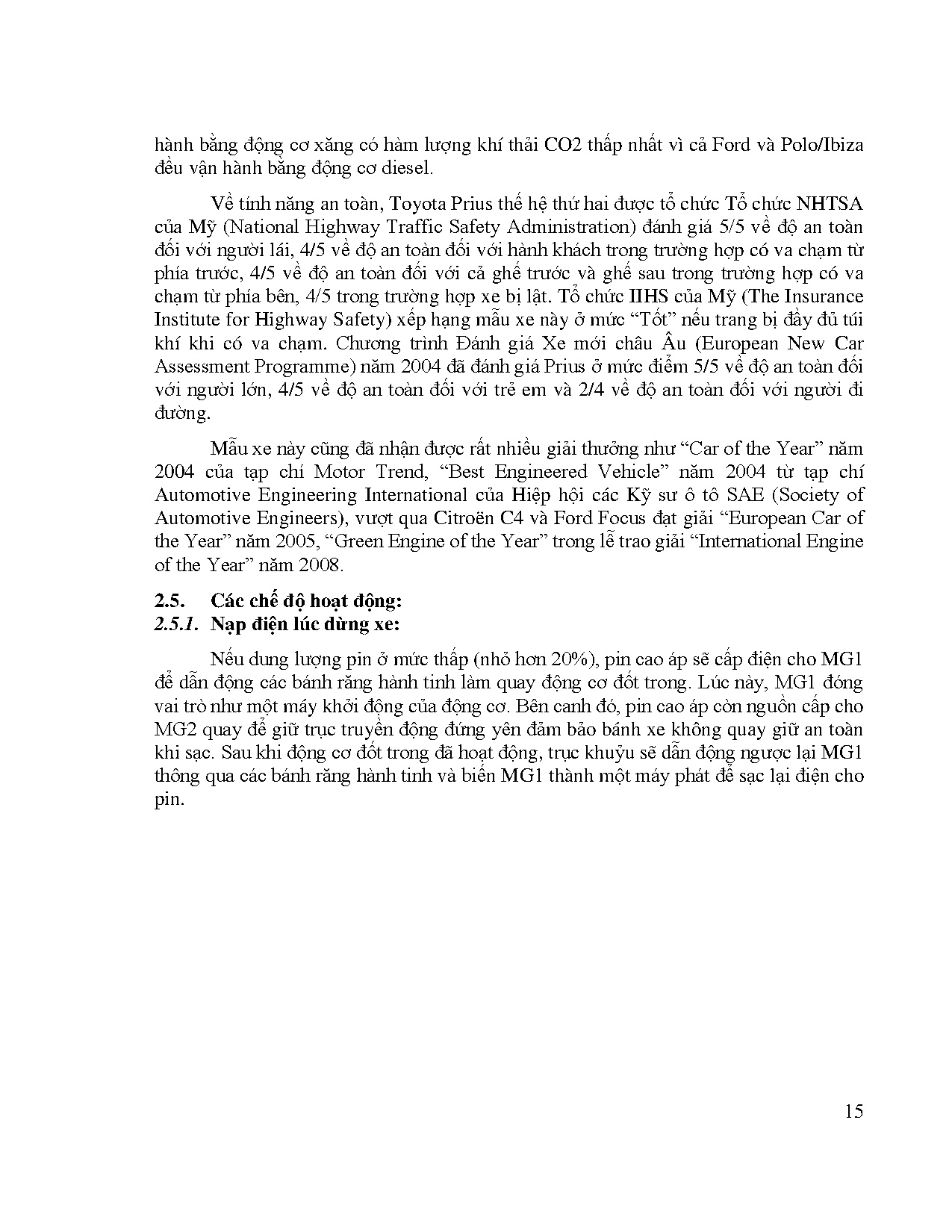 Đồ án tốt nghiệp - Thiết kế chế tạo mô hình Toyota Prius - Trang 26