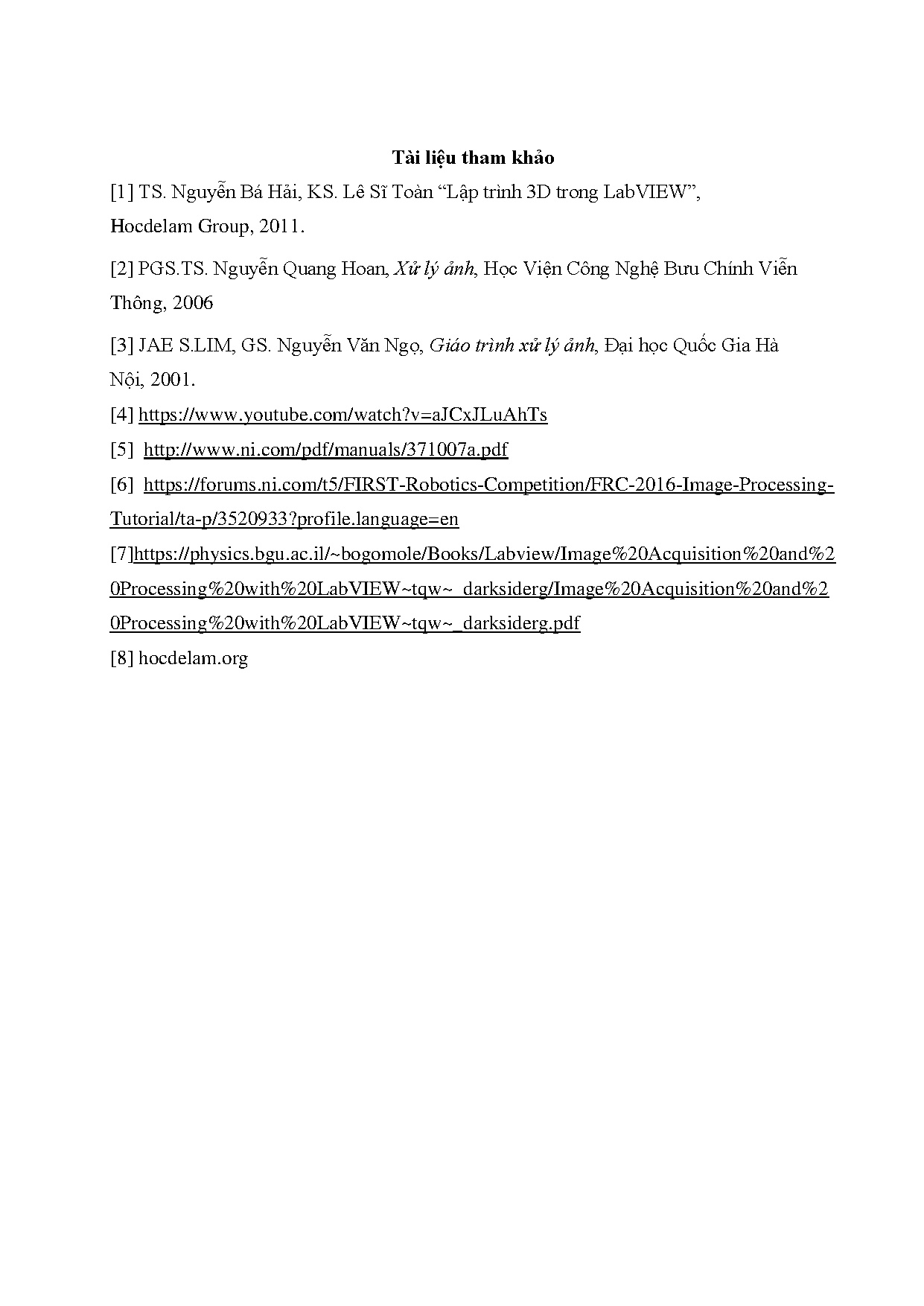 Ảnh một số trang tài liệu