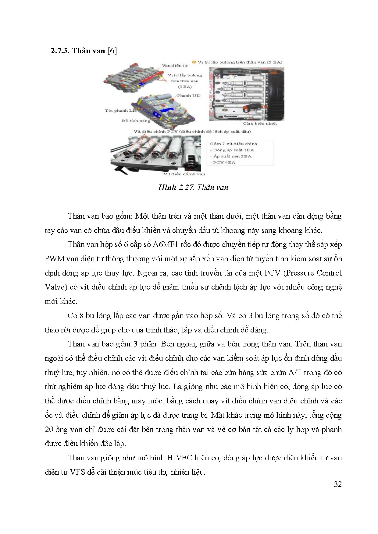 Đồ án tốt nghiệp - Khảo sát kết cấu, hoạt động, bảo dưỡng và sửa chữa hộp số tự động xe Hyundai TG 2 - Trang 57