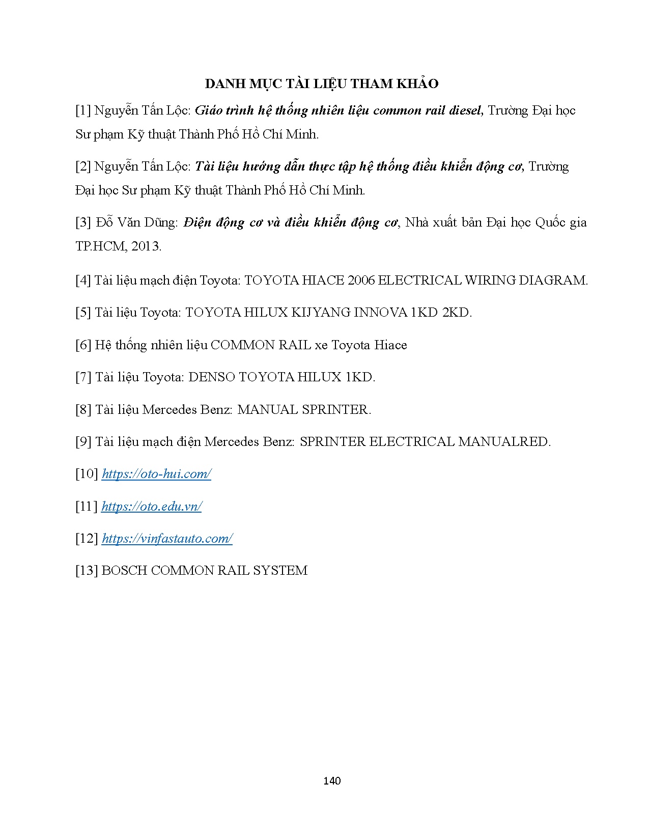 Đồ án tốt nghiệp - Biên soạn tài liệu hướng dẫn thực tập động cơ diesel Common Rail Mercedes SV 2 - Trang 164