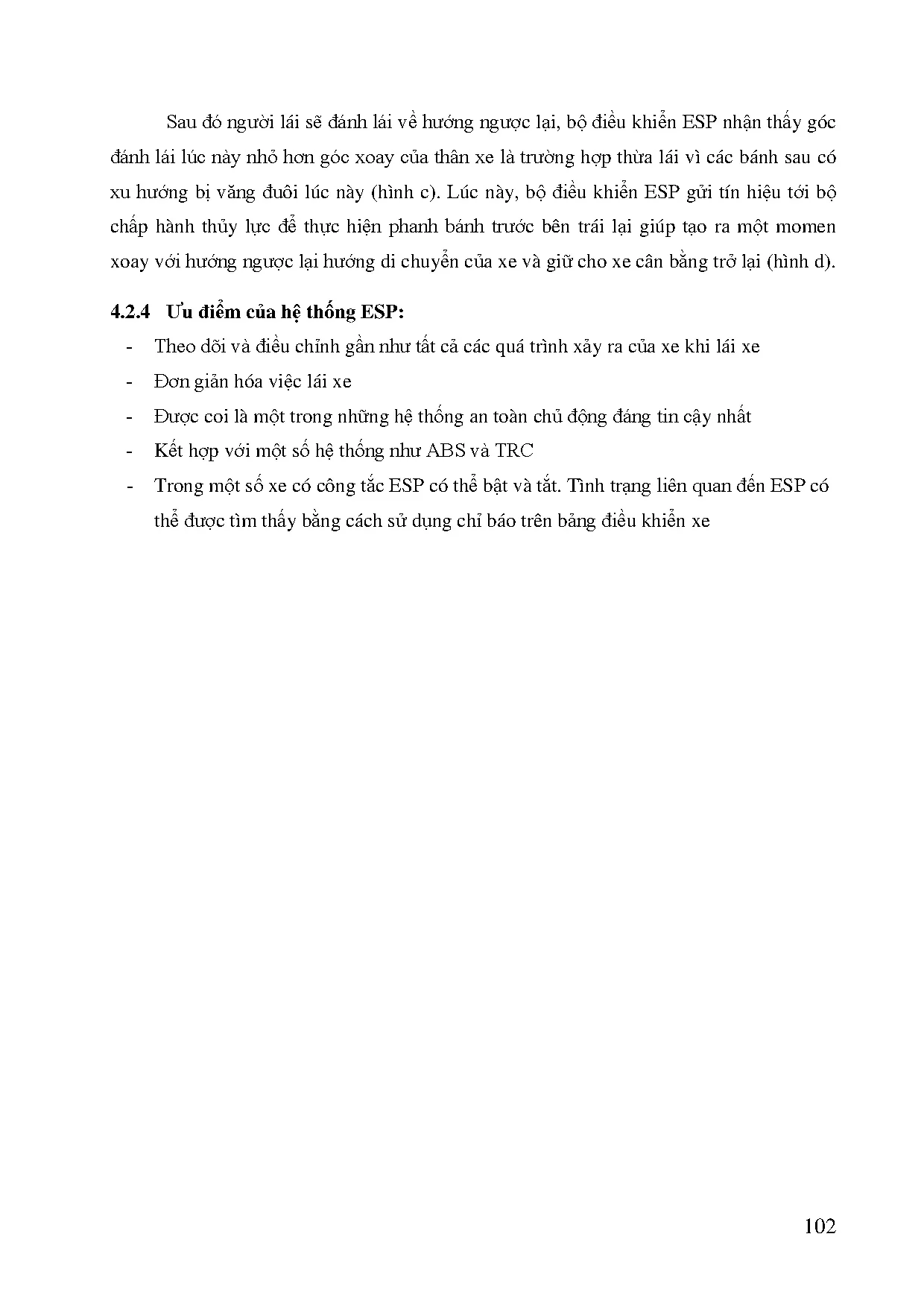 Đồ án tốt nghiệp - Nghiên cứu và biên soạn các hệ thống an toàn trên hệ thống PTL ô TĐÁTNNCNKTÔT - Trang 101