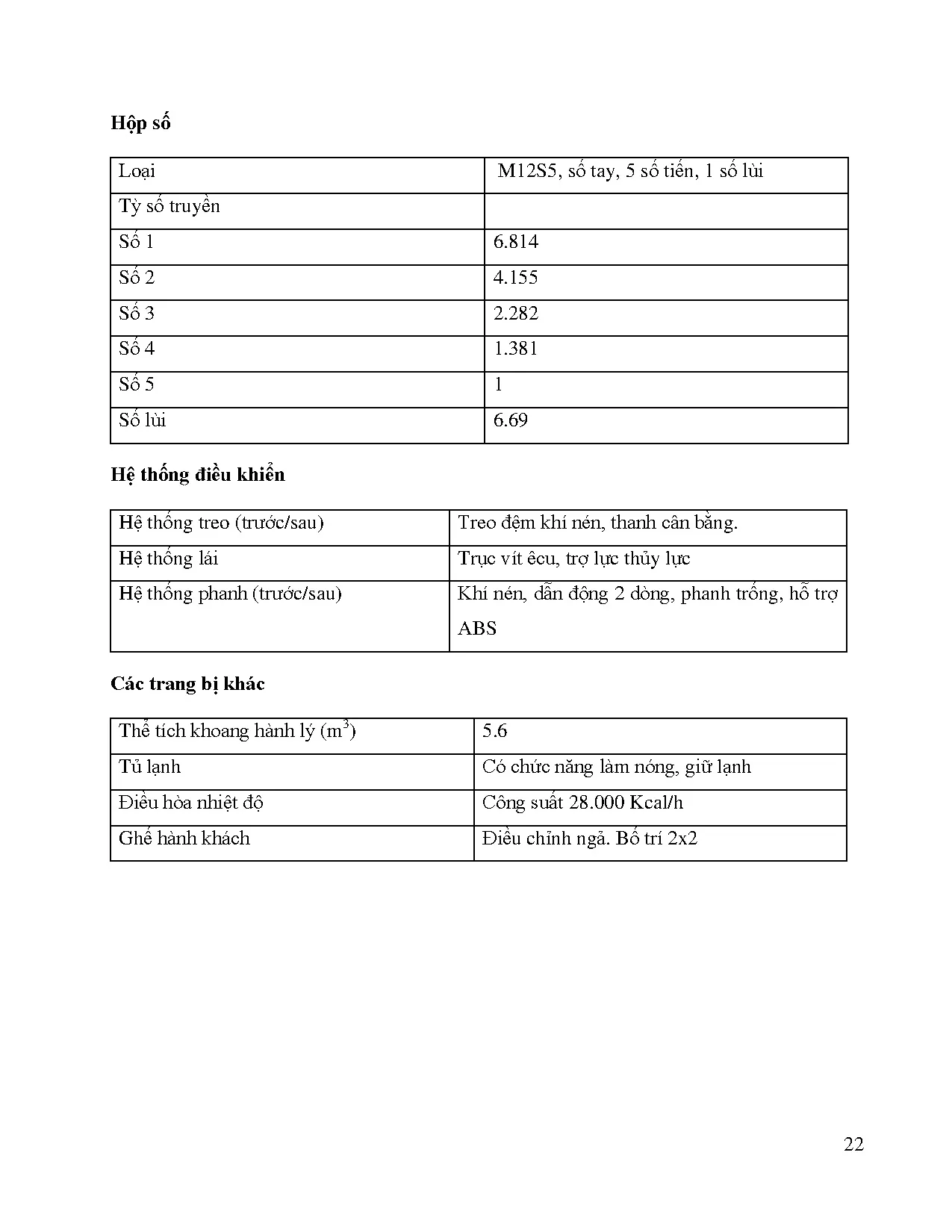 Đồ án tốt nghiệp - Nghiên cứu hệ thống truyền lực và điều khiển trên xe Hyundai UL 2 ĐÁTNNCNKT ô T - Trang 30