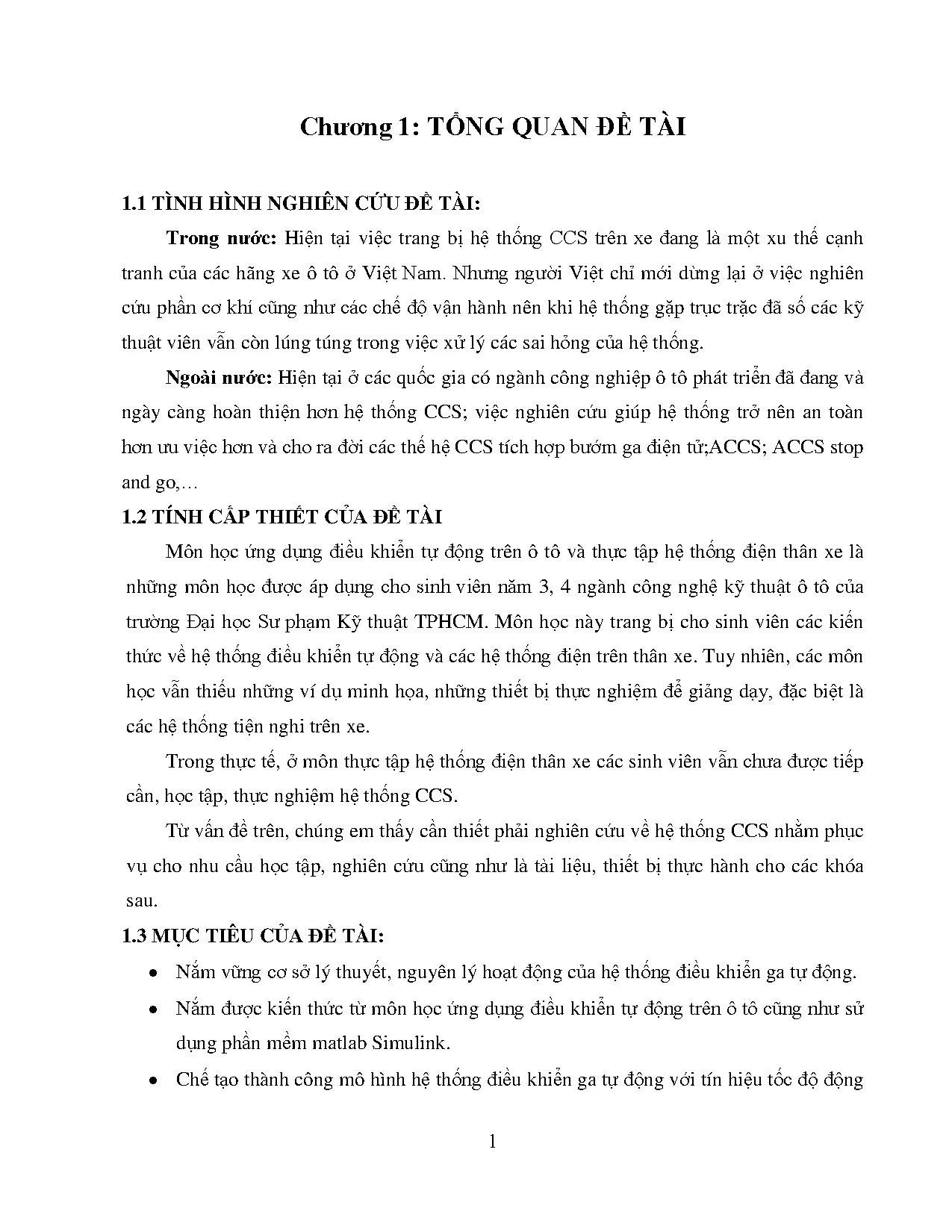 Đồ án tốt nghiệp - Nghiên cứu, thiết kế hệ thống điều khiển ga tự động CCS: Đồ án tốt nghiệp NCNKTÔT - Trang 22
