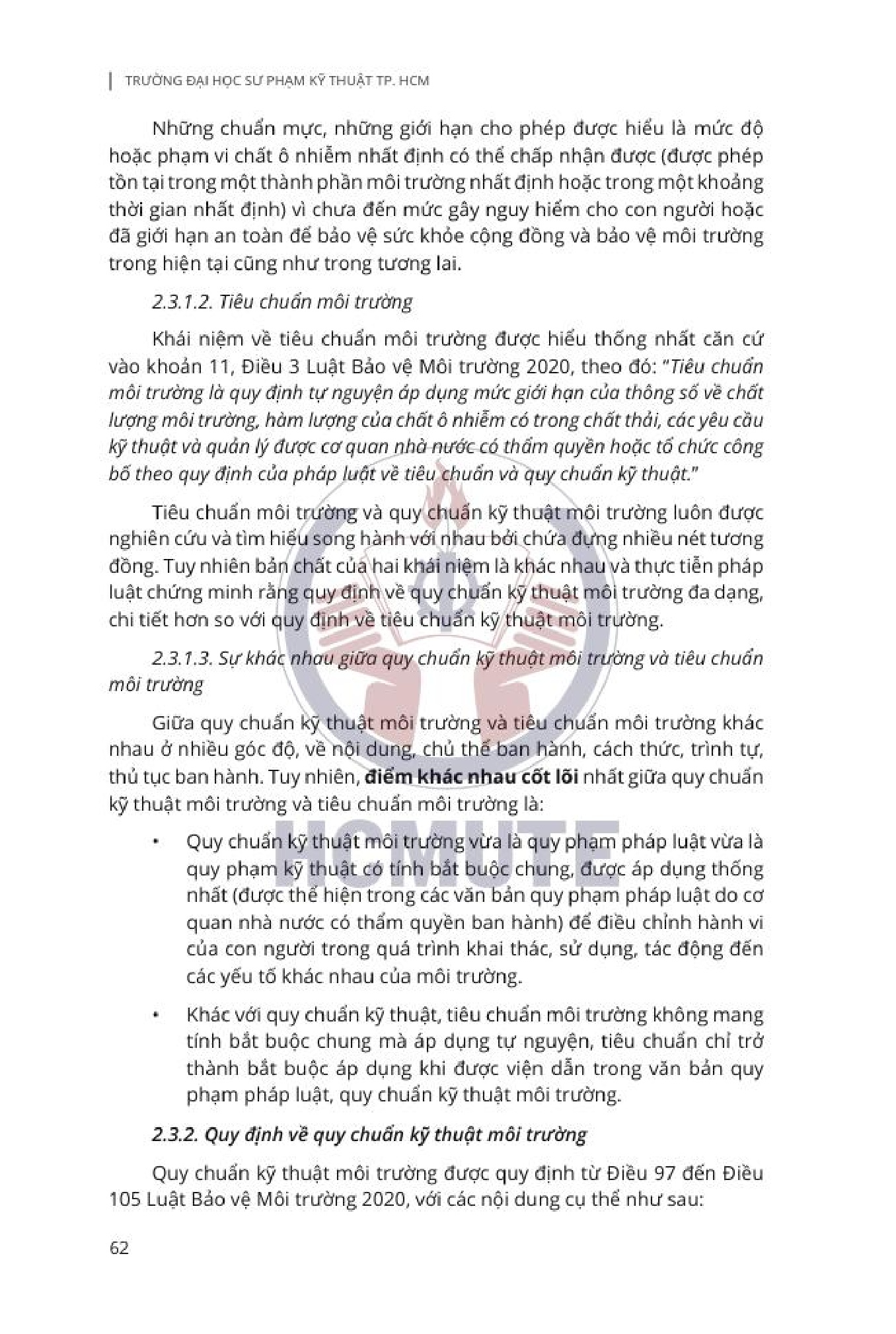 Giáo trình quản lý môi trường (HCMUTE) - Trang 63