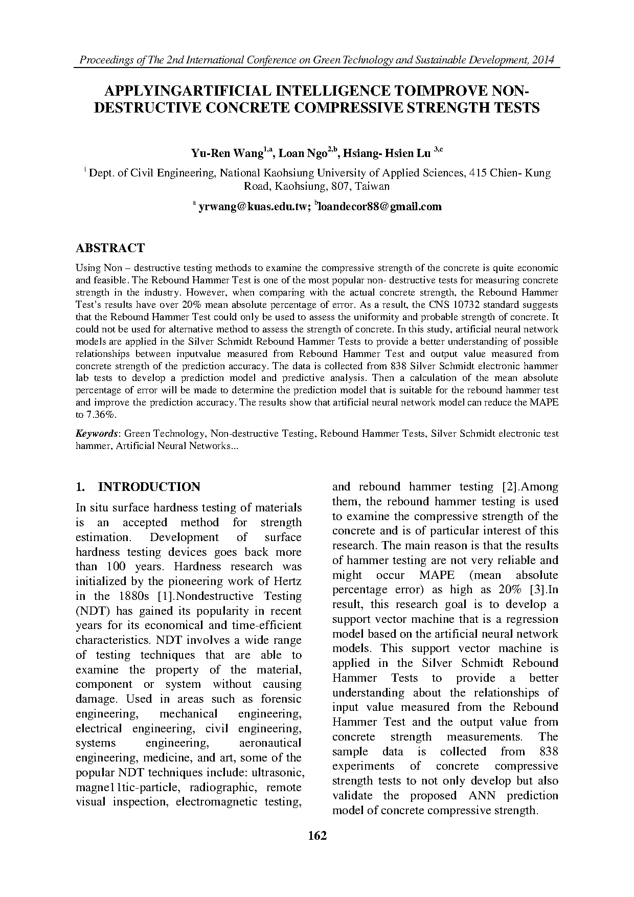 Proceedings of The 2nd International Conference on Green Technology and Sustainable Develop (HCMUTE) - Trang 175