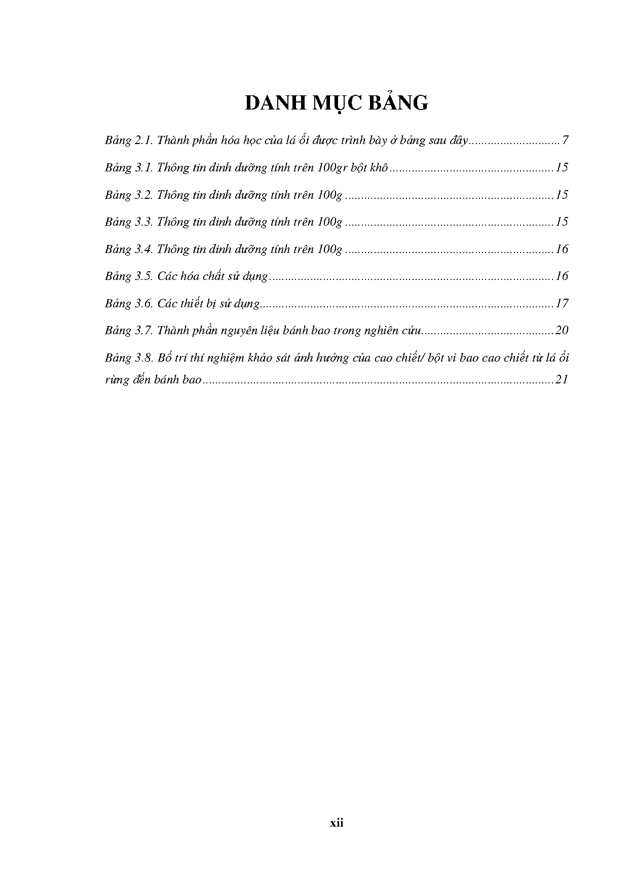 Đồ án tốt nghiệp - Nghiên cứu ảnh hưởng của cao chiết và vi bao cao chiết lá ổi rừng ĐCLVHTSHCSPBB - Trang 23