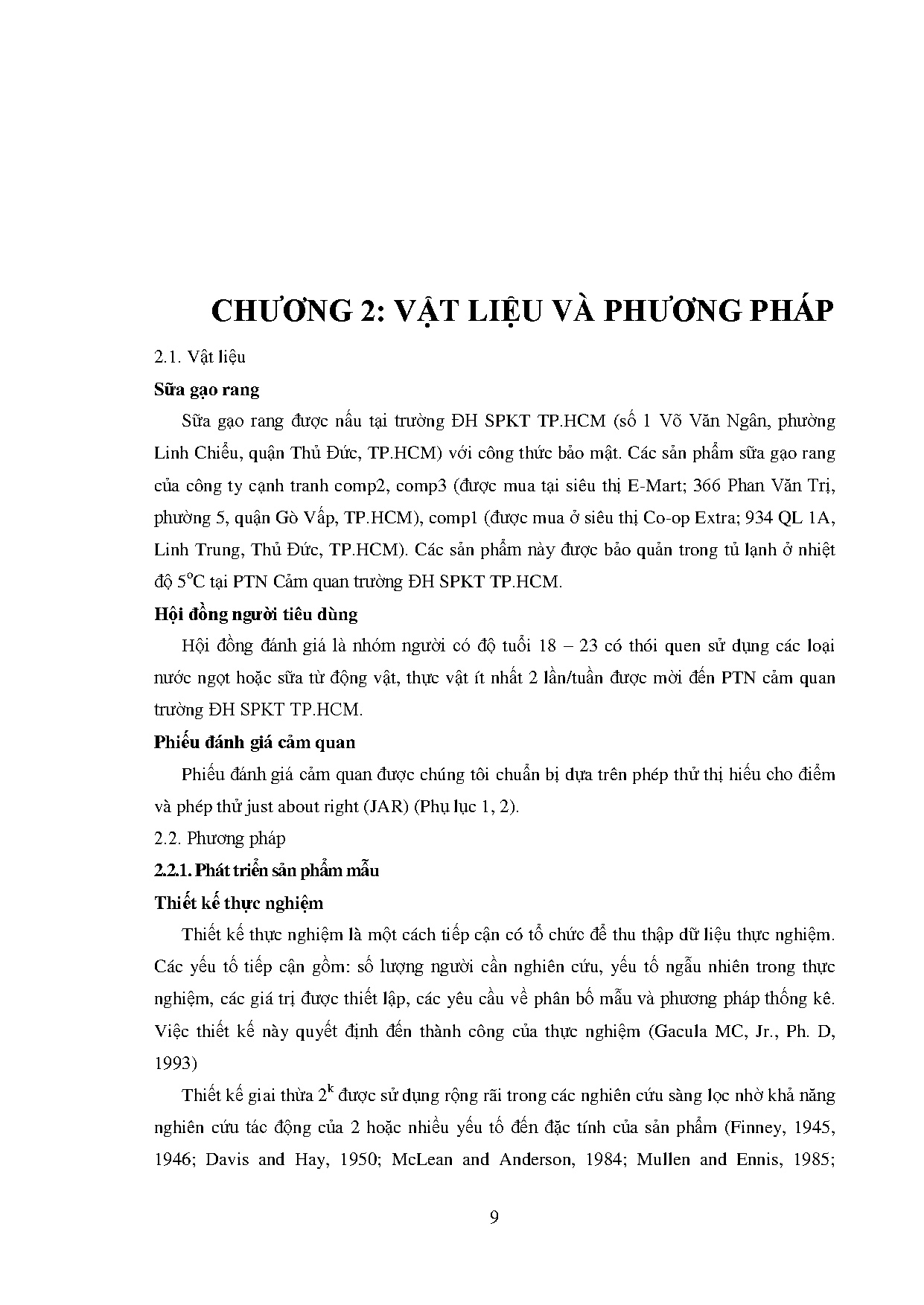 Đồ án tốt nghiệp - Phát triển công thức sản phẩm sữa gạo rang dựa trên thị hiếu và cảm nhận của NTD - Trang 18