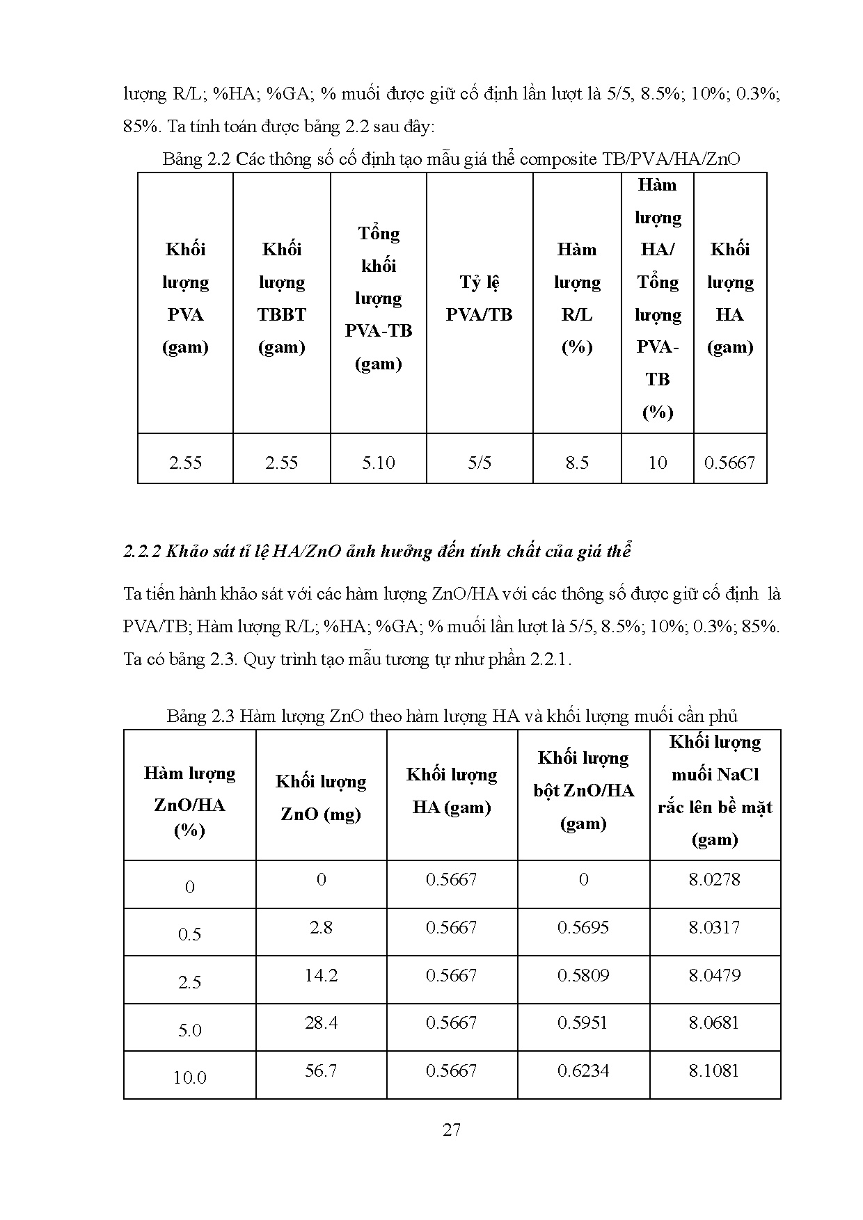 Đồ án tốt nghiệp - Nghiên cứu tổng hợp 3D Nanocomposite tinh bột/PVA/HA/ZnO dùng làm giá thể cho X - Trang 46