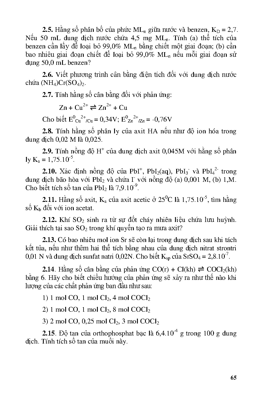 Giáo trình hóa phân tích môi trường (HCMUTE) - Trang 65