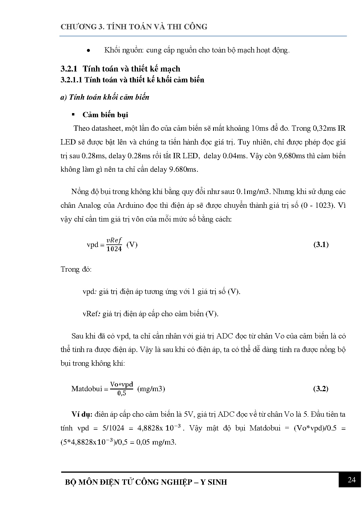 Đồ án tốt nghiệp - Thiết kế và thi công hệ thống giám sát chỉ số môi trường và hiển thị thông tin TW - Trang 37