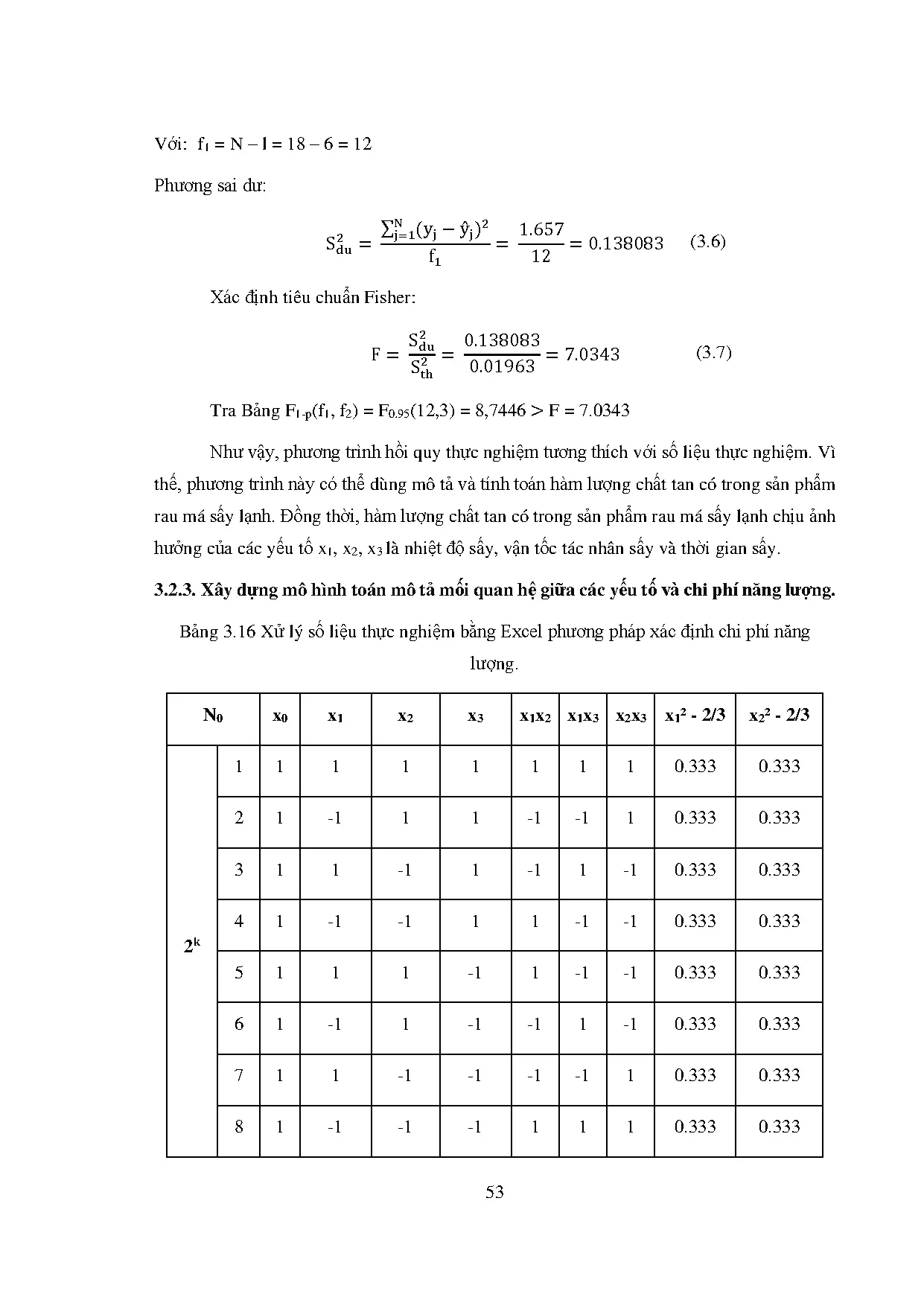 Đồ án tốt nghiệp - Nghiên cứu các yếu tố công nghệ ảnh hưởng đến quá trình sấy lạnh sản phẩm rau má - Trang 78