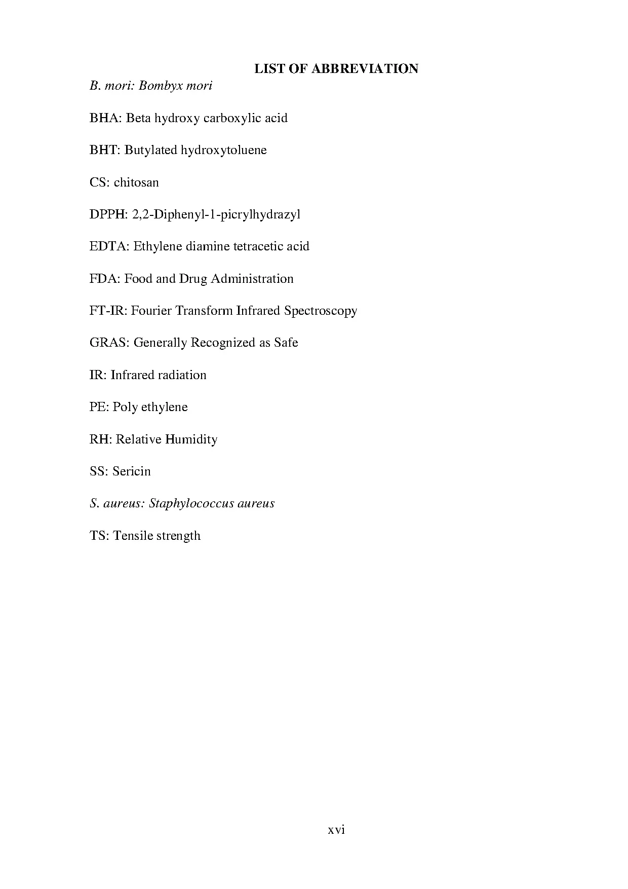Đồ án tốt nghiệp - Study on the Chitosan Sericin film for food application - Trang 19