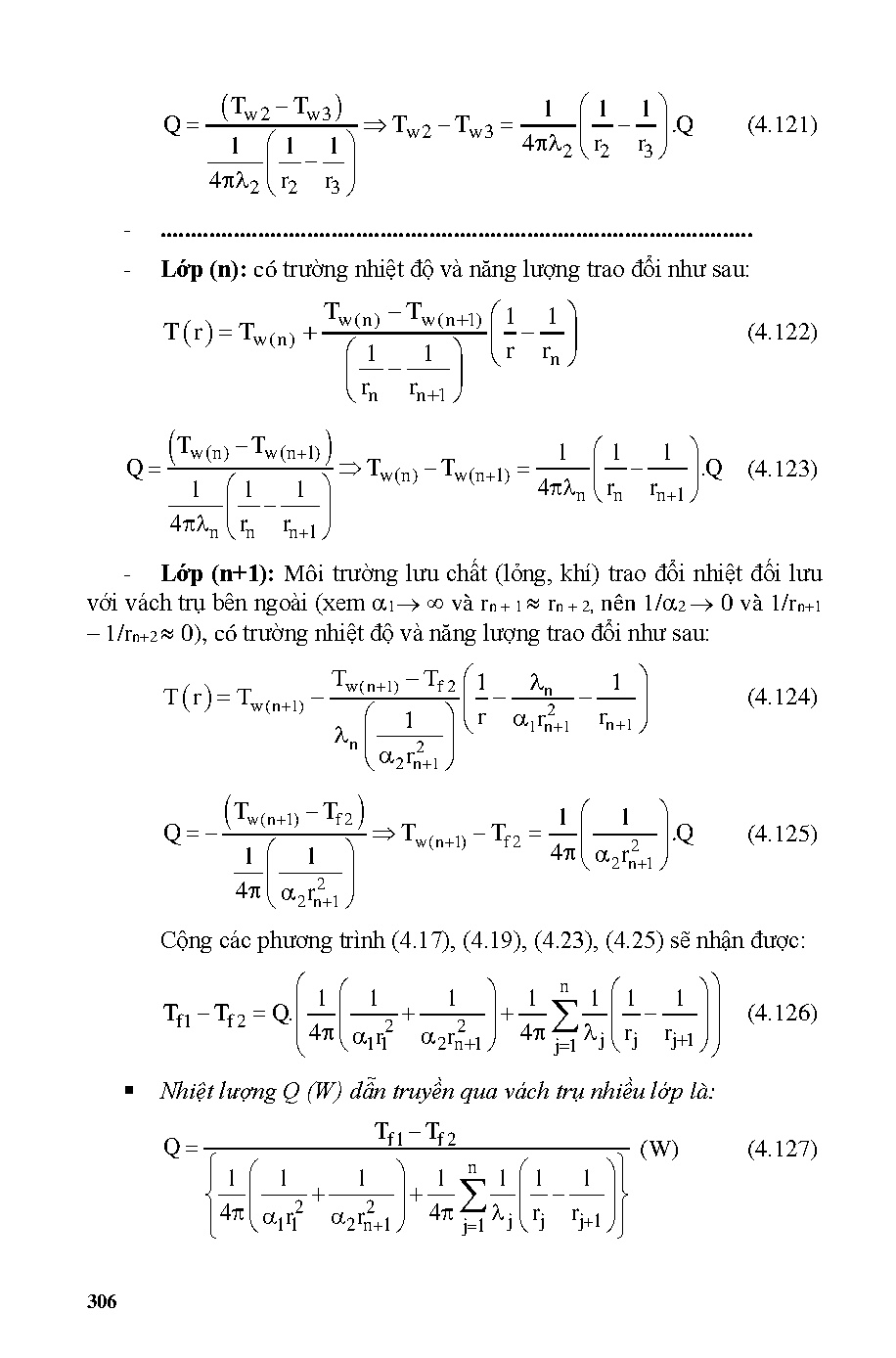 Quá trình và thiết bị công nghệ hóa học và thực phẩm - Tập 2:  Các quá trình và TBTN - Trang 307