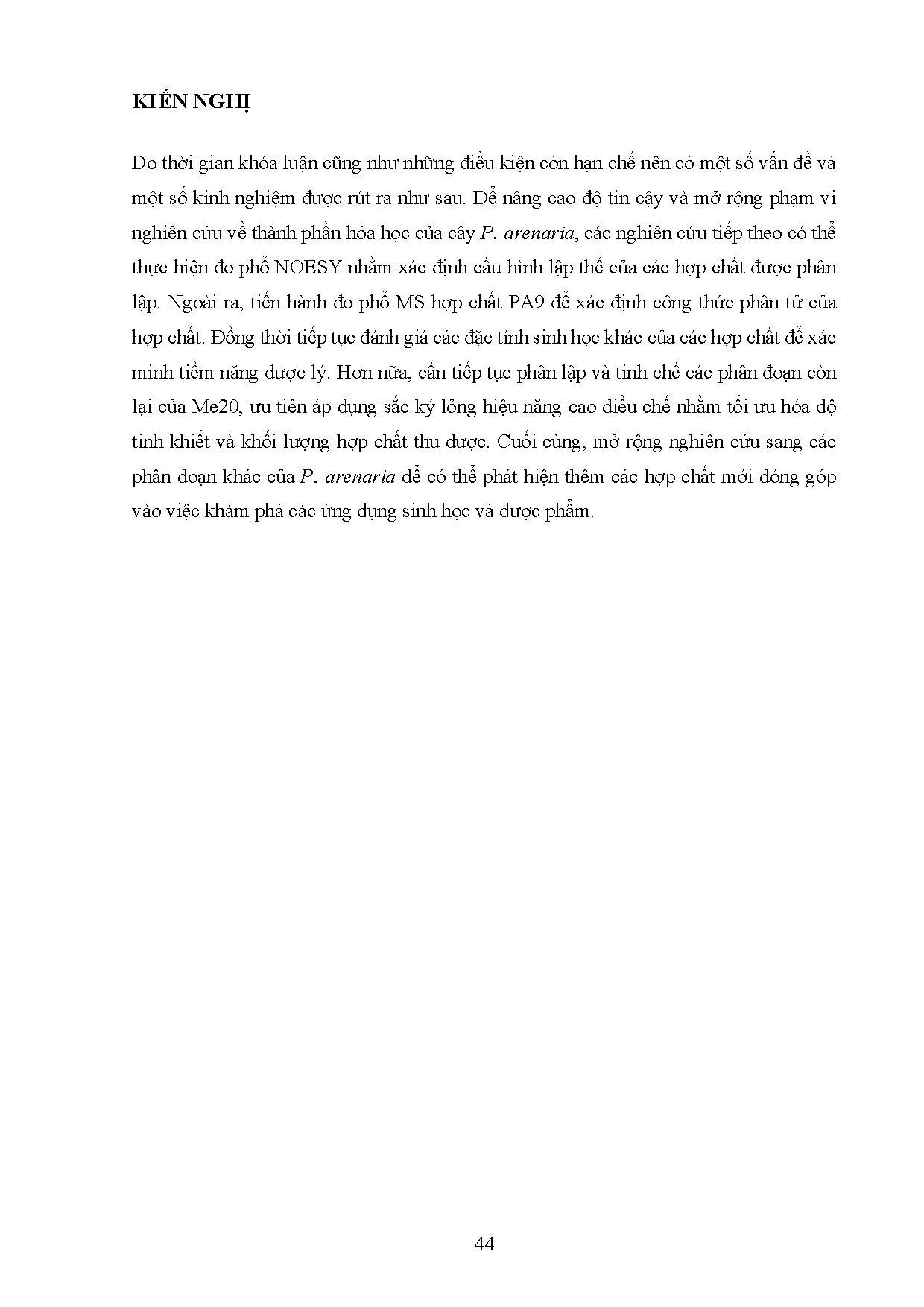 Đồ án tốt nghiệp - Khảo sát thành phần hóa học phân đoạn ME20 từ cao chiết Methanol CCSHN ( A ( GC - Trang 57