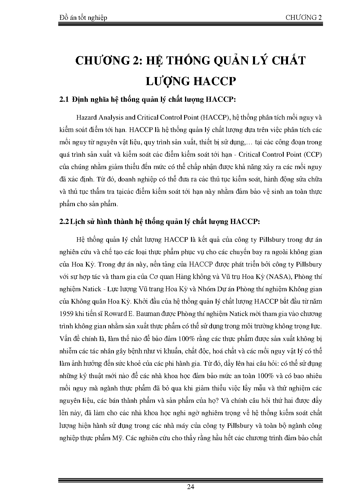 Đồ án tốt nghiệp - Nghiên cứu xây dựng hệ thống quản lý chất lượng Haccp cho sản PTTBCCTCPNNHHTHCM - Trang 44
