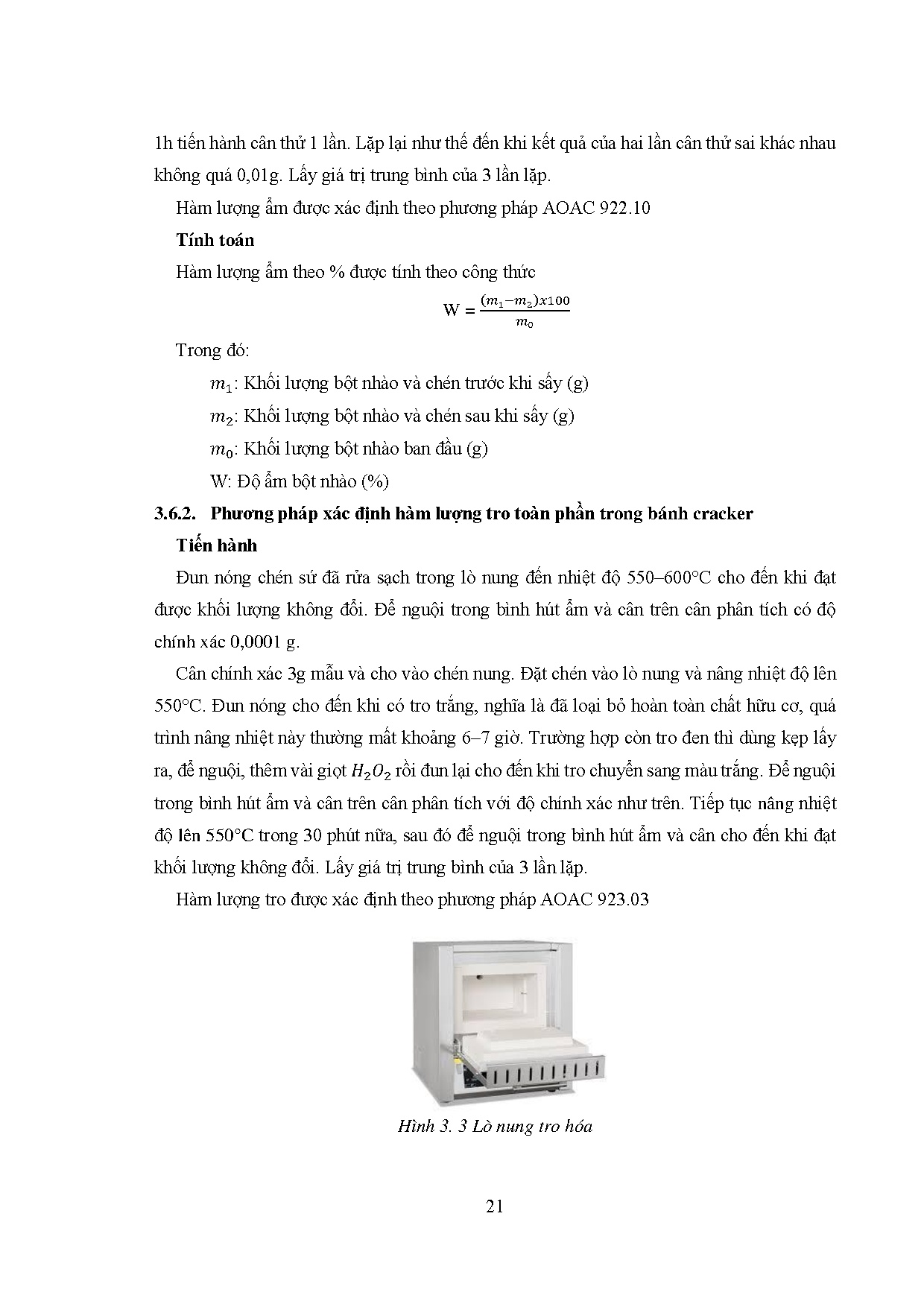 Đồ án tốt nghiệp - Khảo sát ảnh hưởng của việc thay thế bột mì bằng bã khoai mỡ với các tỷ LKNĐCLBC - Trang 43