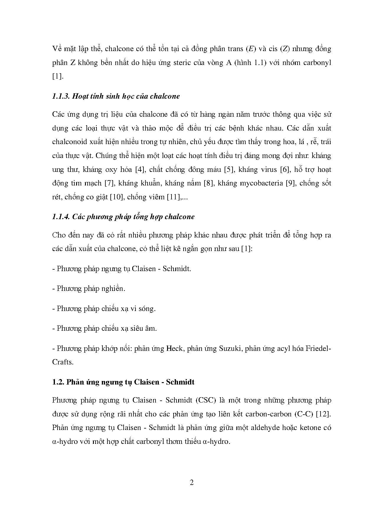 Đồ án tốt nghiệp - Thực hiện phản ứng ghép cặp C-C giữa Acetophenone và 2-Hydroxyacetophenone VCDXF - Trang 21