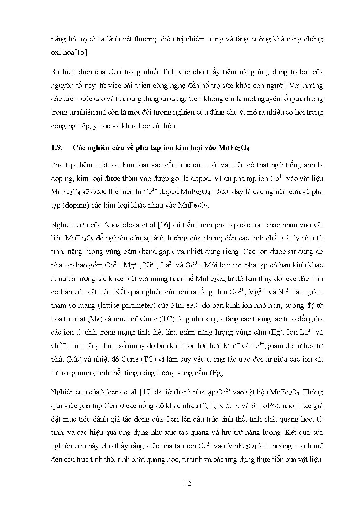 Đồ án tốt nghiệp - Điều chế Mangane Ferrite dạng Nano và ứng dụng làm xúc tác Oxy hóa Methylene Blue - Trang 32