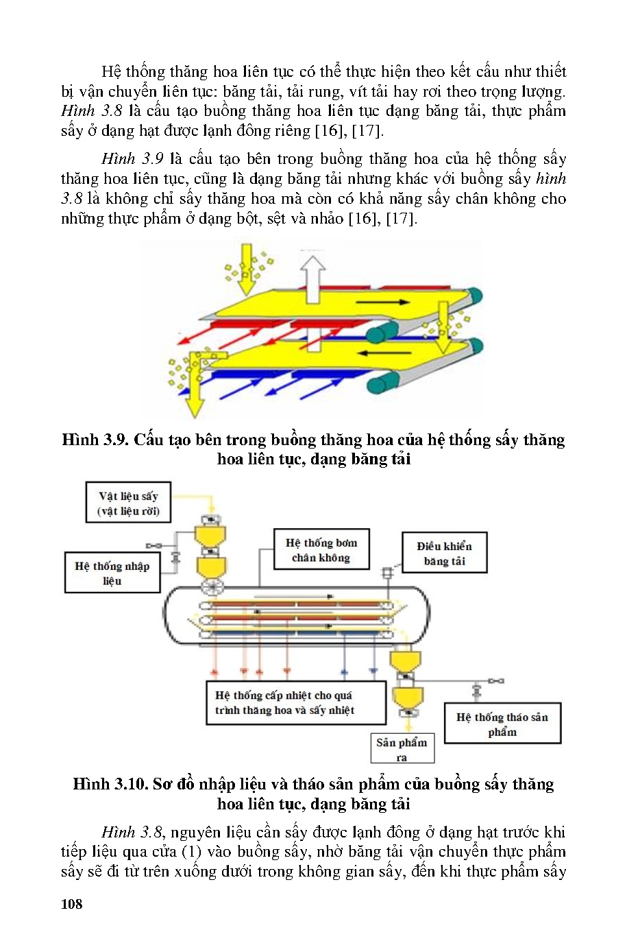Quá trình và thiết bị công nghệ hóa học và thực phẩm: Kỹ thuật và công nghệ sấy thăng hoa (HCMUTE) - Trang 108