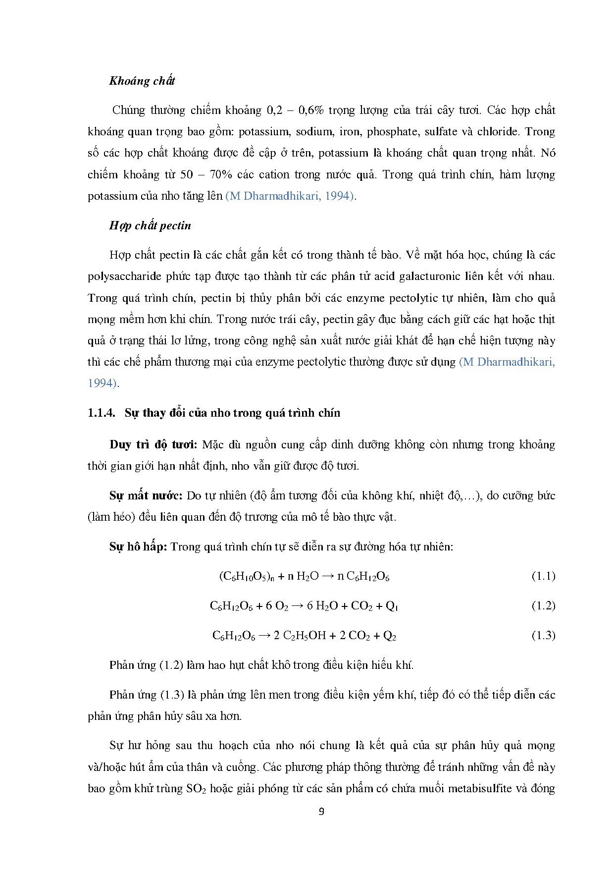 Đồ án tốt nghiệp - Ứng dụng màng bao chitosan/glycerol trong bảo quản nho sau thu hoạch - Trang 32