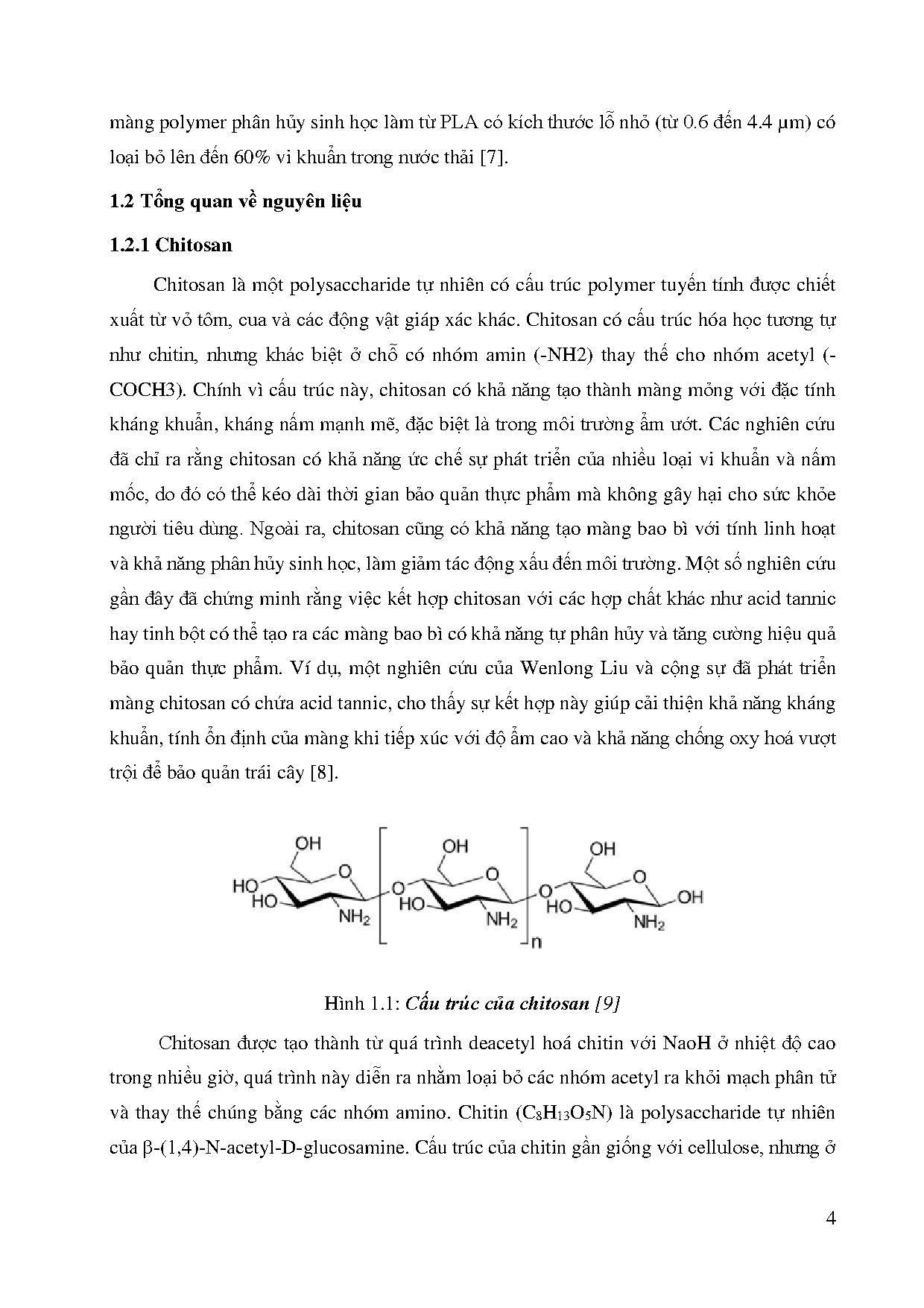 Đồ án tốt nghiệp - Ảnh hưởng của thành phần Chitosan, Tinh bột, Acid tannic, Glycerol ĐTCCMHLCATTB - Trang 29