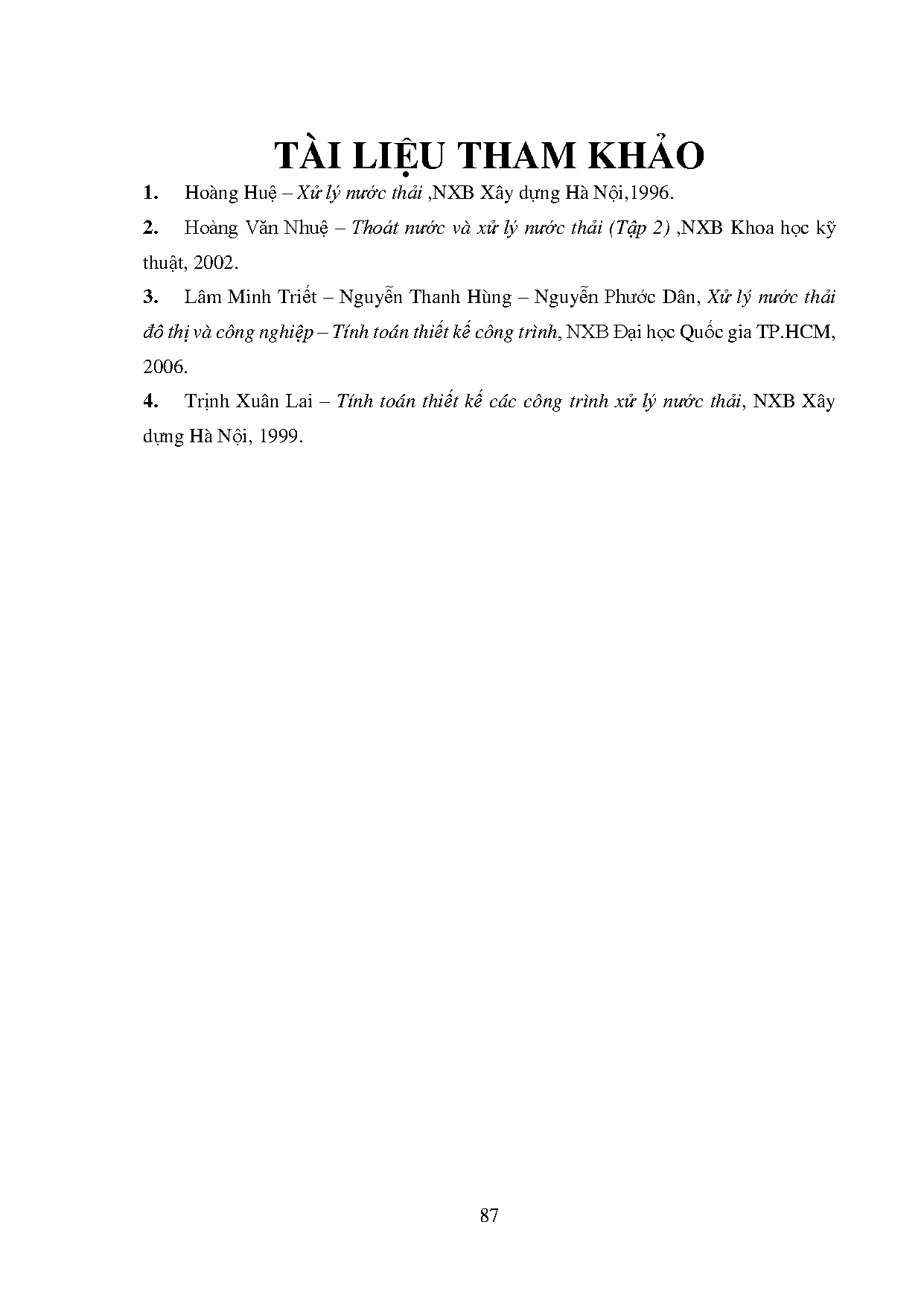 Đồ án tốt nghiệp - Thiết kế trạm xử lý nước thải cao su công ty cổ phần VRG Khải Hoàn công suất 4 Đ - Trang 96